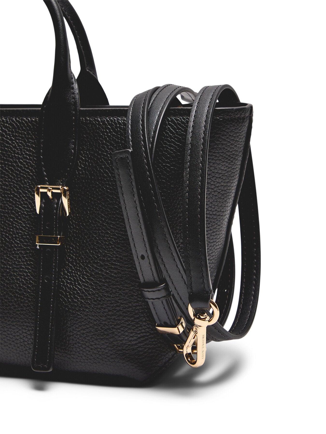 Moore Small Pebbled Leather Satchel