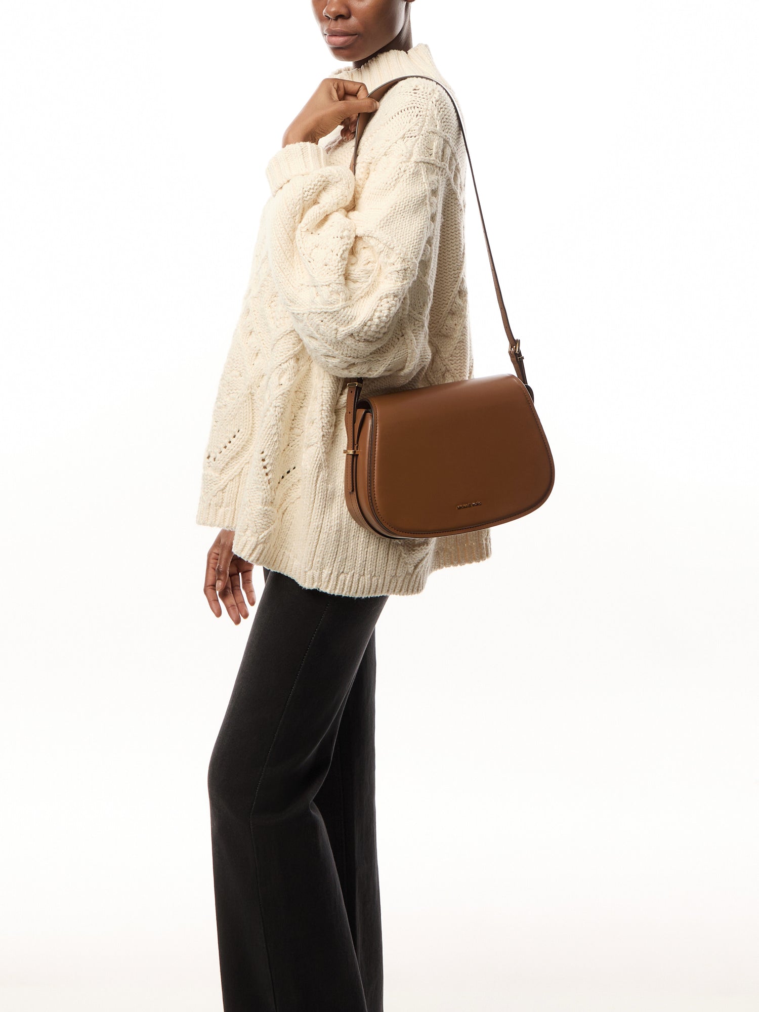 Lydia Medium Flap Messenger Bag