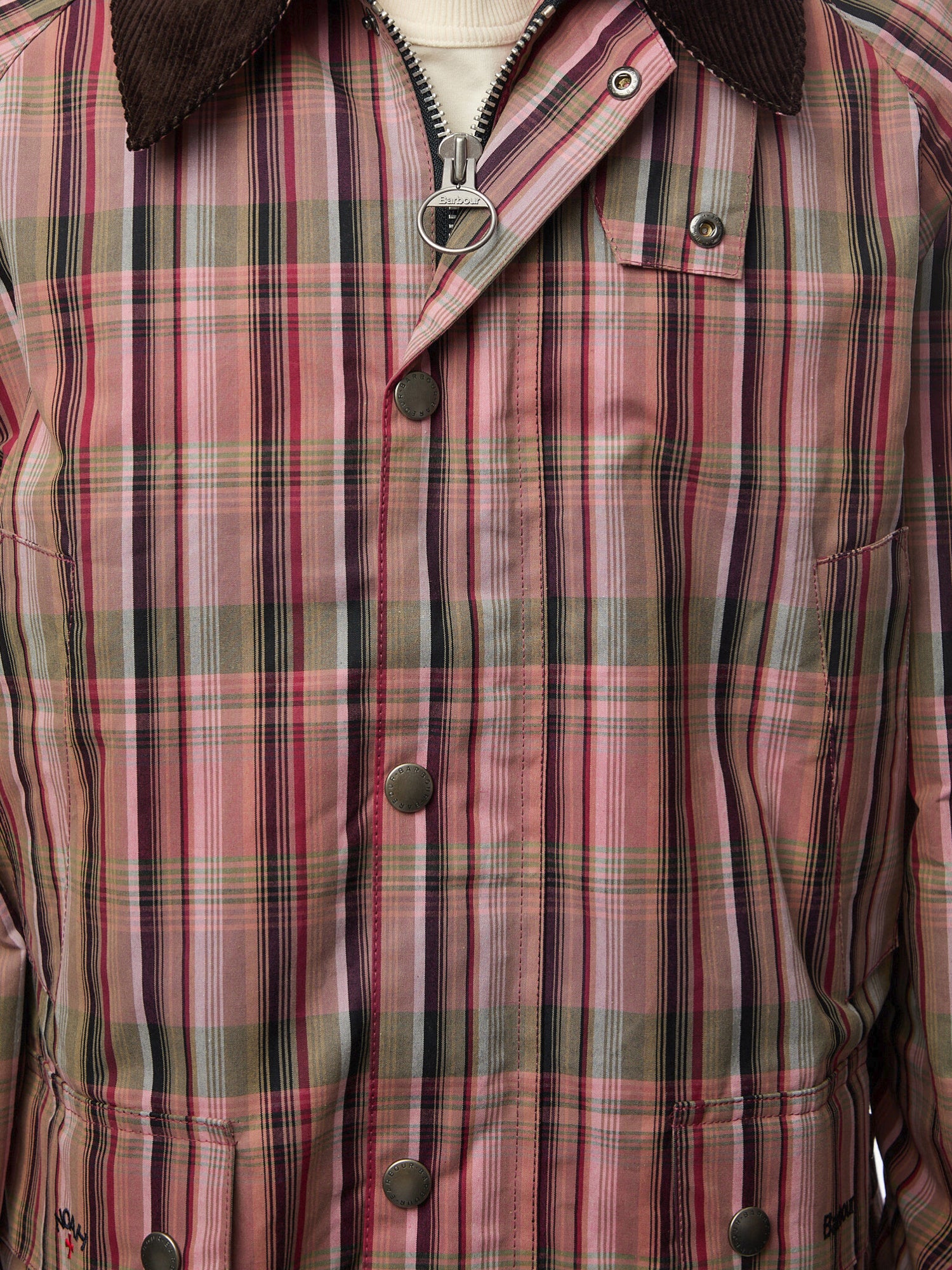 Barbour x NOAH Madras Bedale Casual Jacket