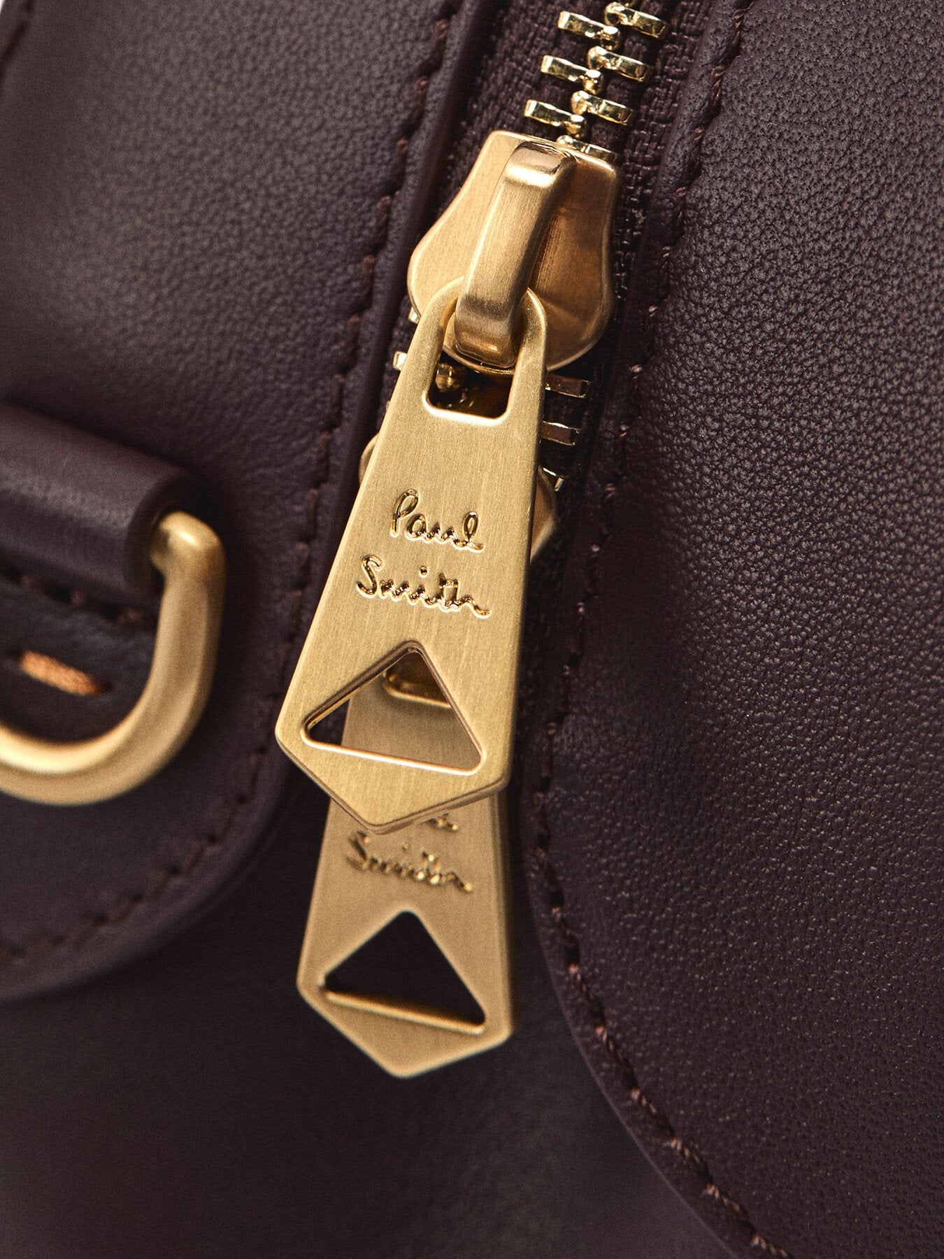 Womens Dusky Swirl Leather Curved Camera Bag