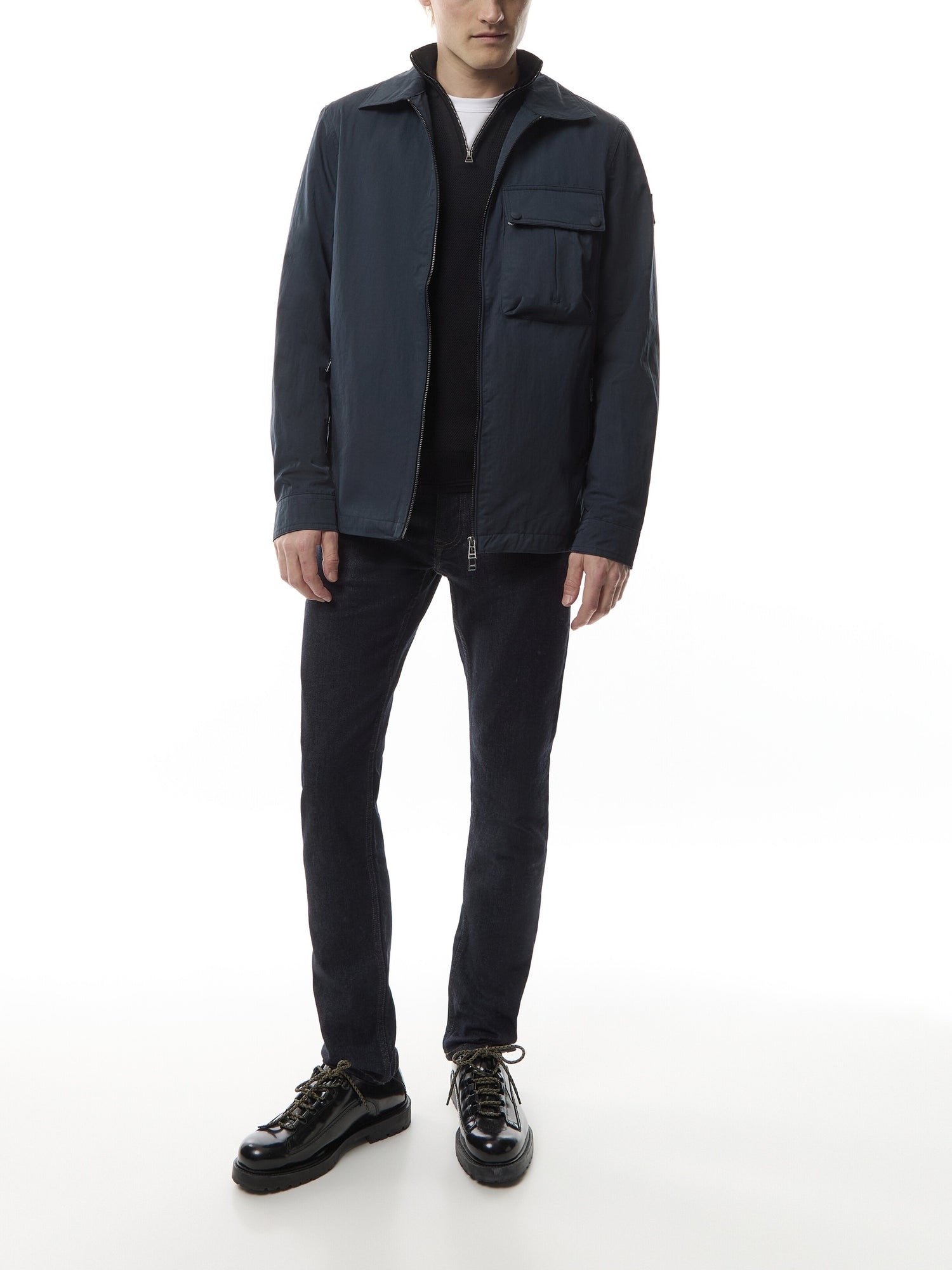 Guide Textured Quarter Zip Jumper