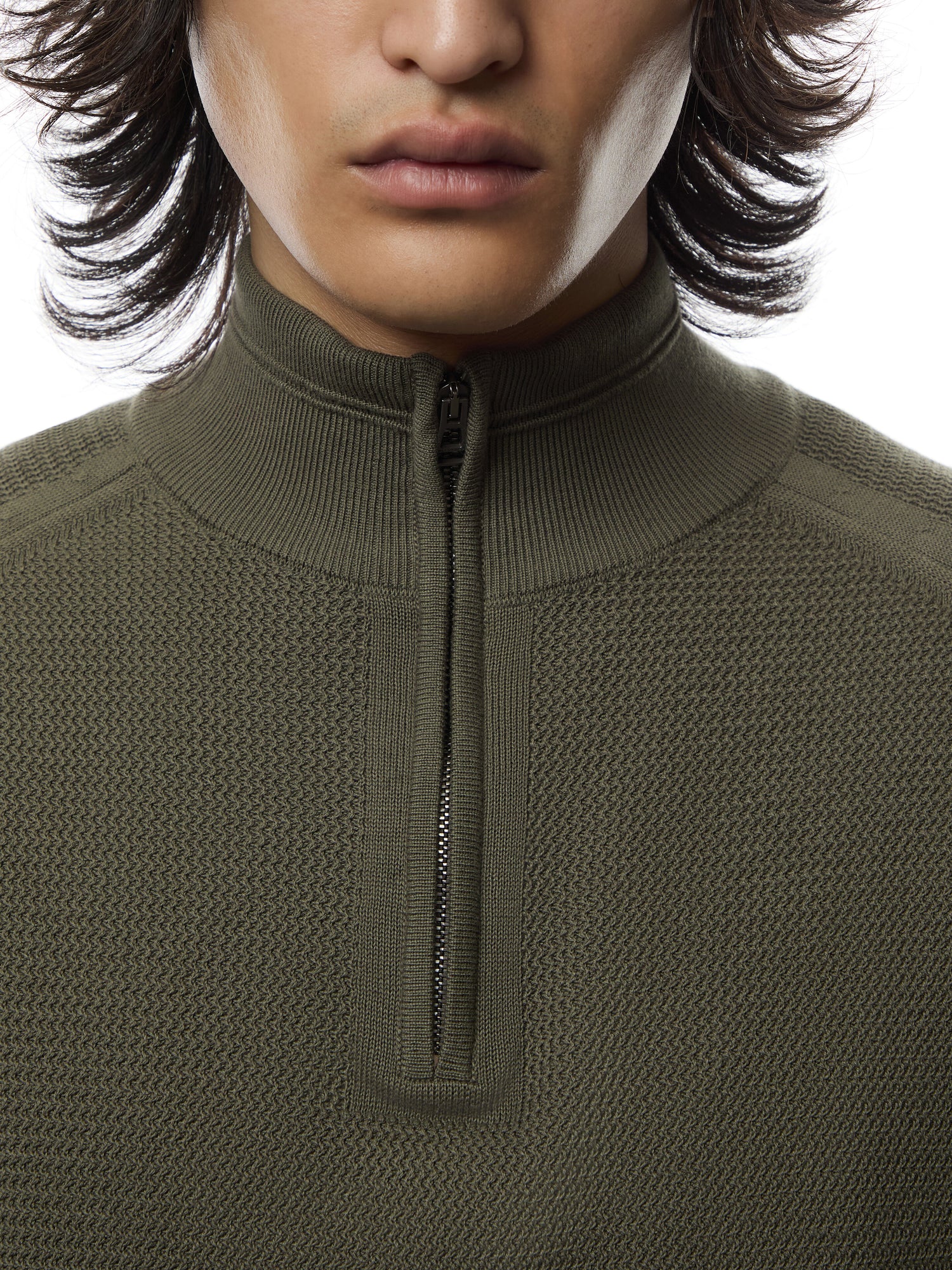 Guide Textured Quarter Zip Jumper