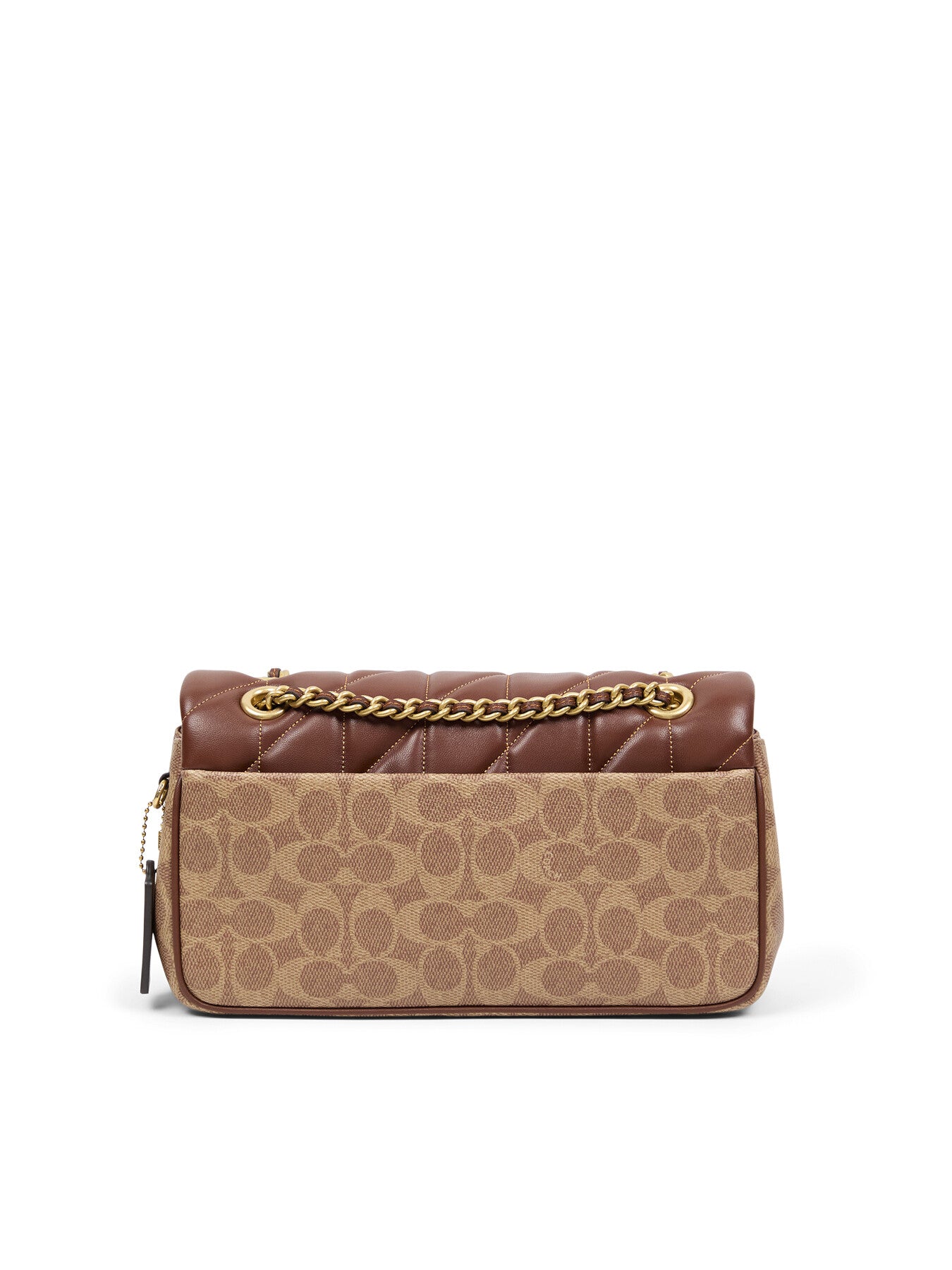 Quilted Signtuare Tabby Shoulder Bag 26 with Chain