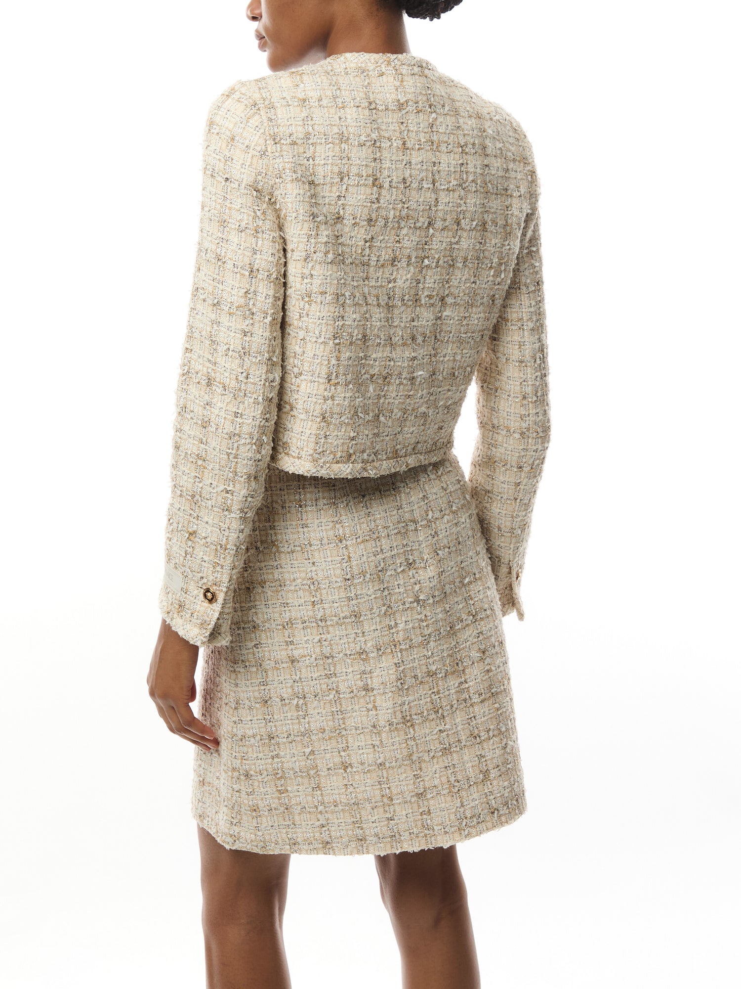 Informal Jacket Cotton Mix Fancy Tweed