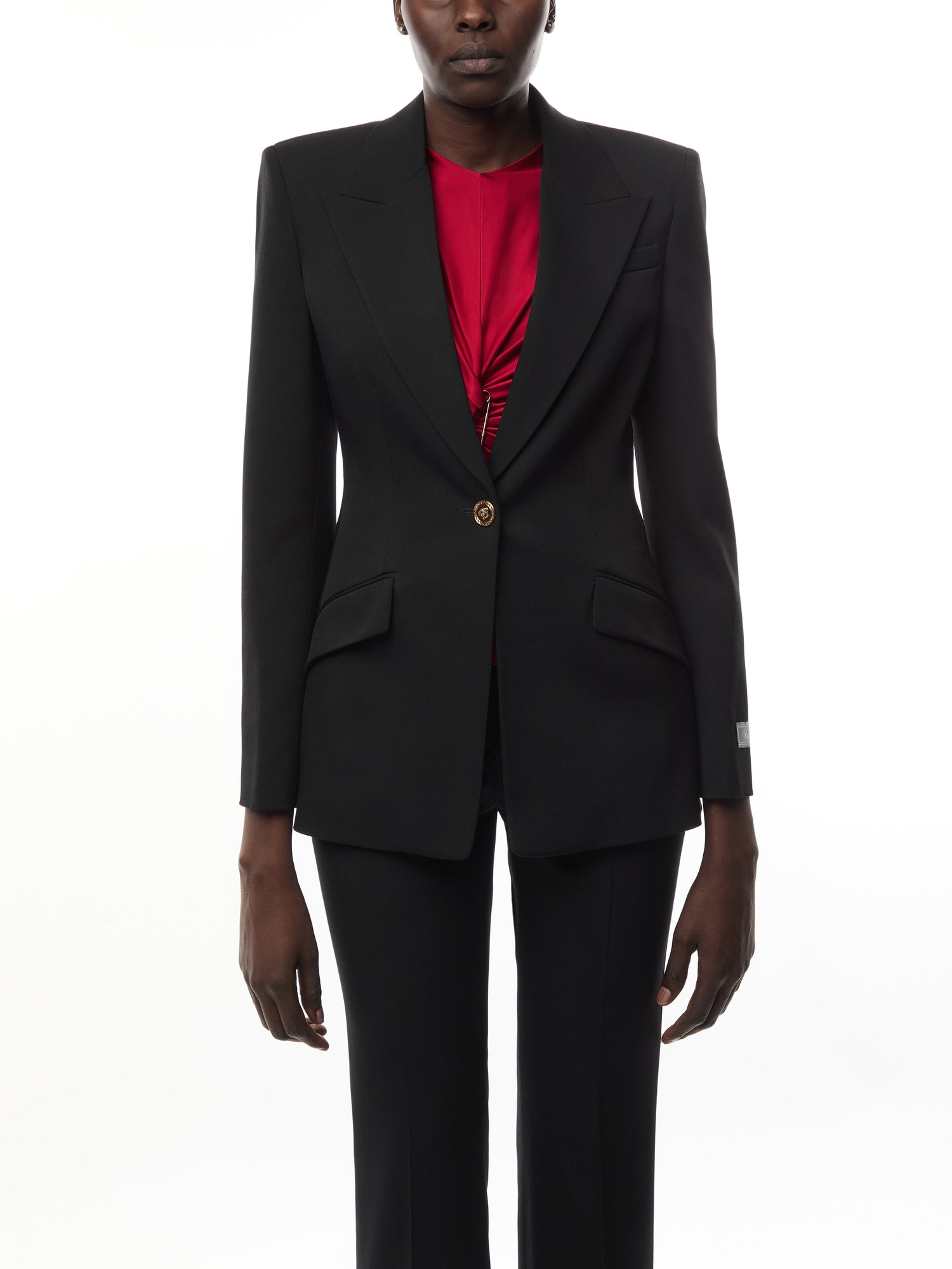 Informal Jacket Stretch Wool Fabric