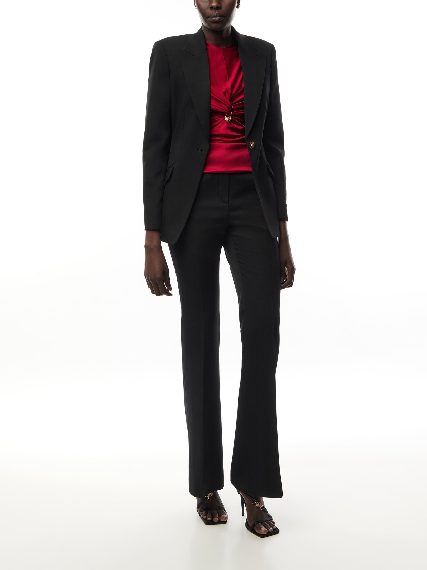 Informal Pant Stretch Wool Fabric