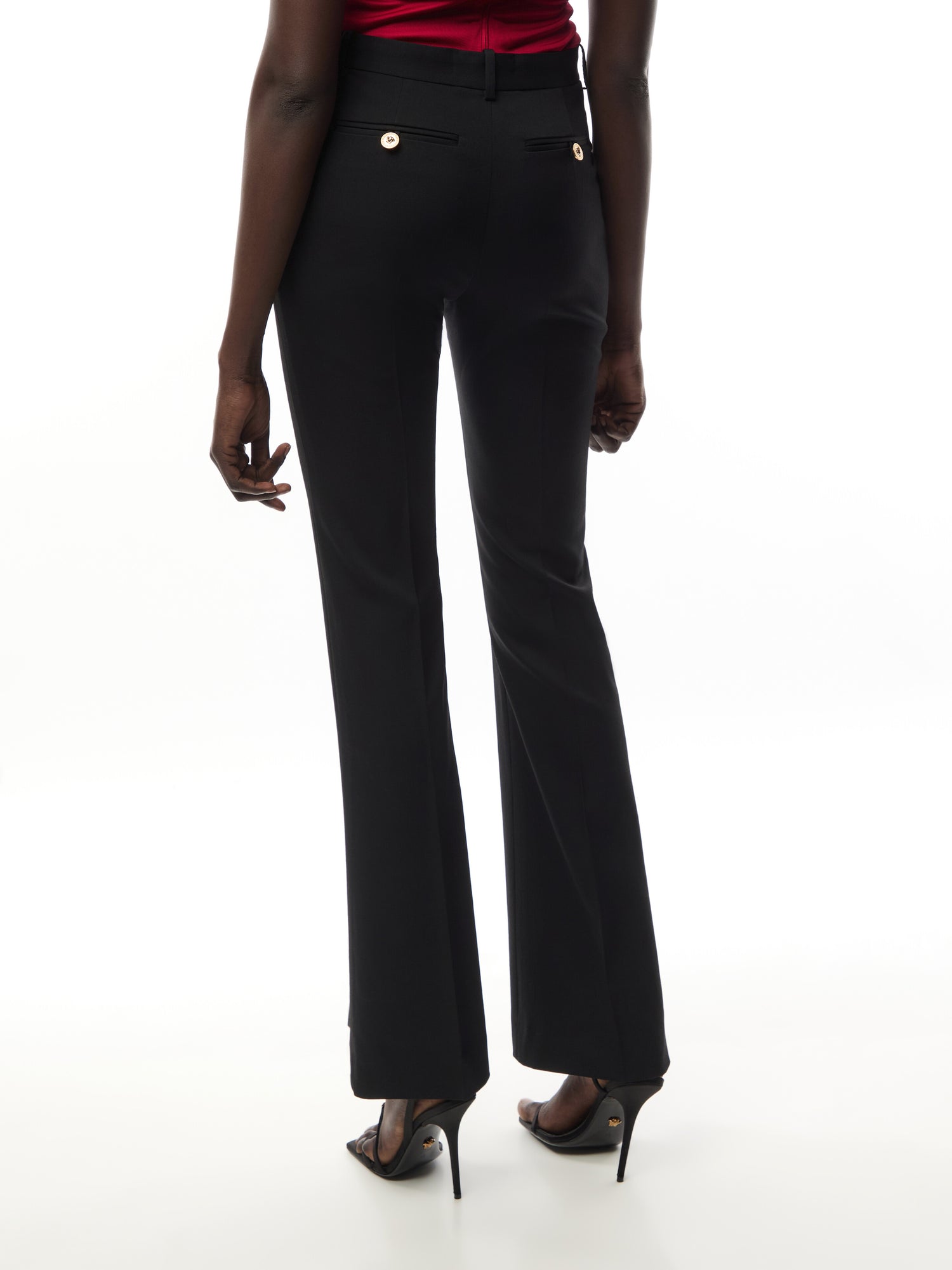 Informal Pant Stretch Wool Fabric
