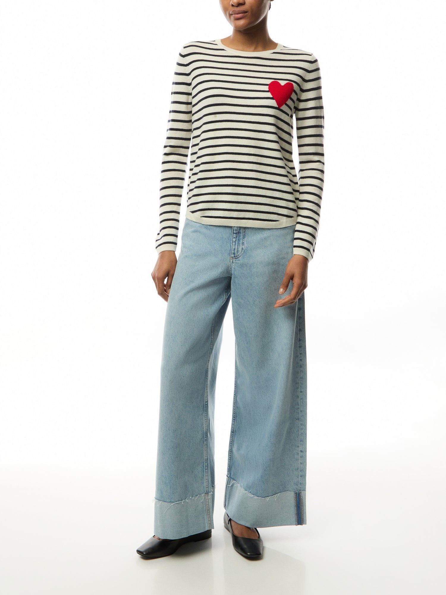 Heart Breton Sweater
