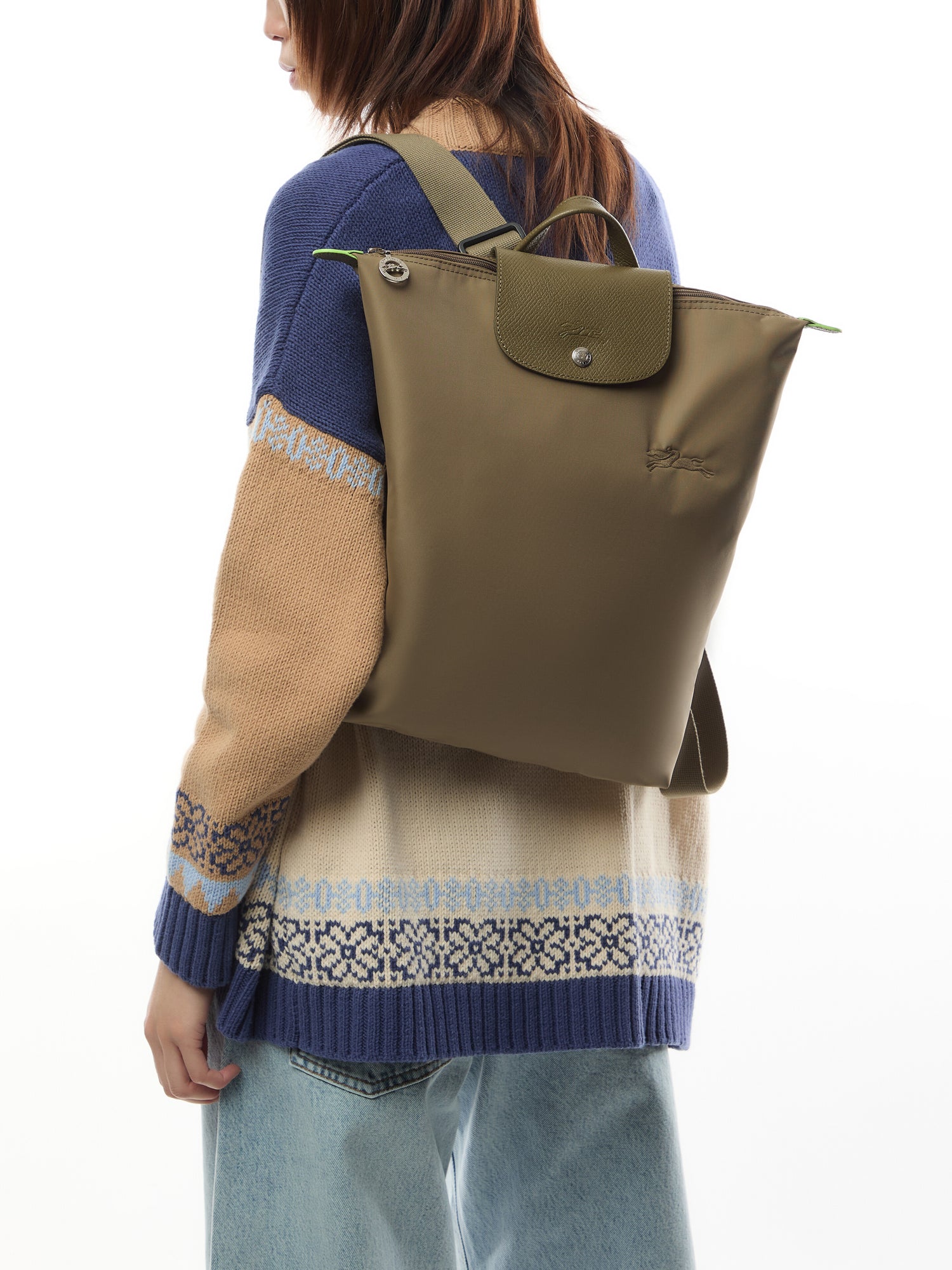 Le Pliage Green Backpack