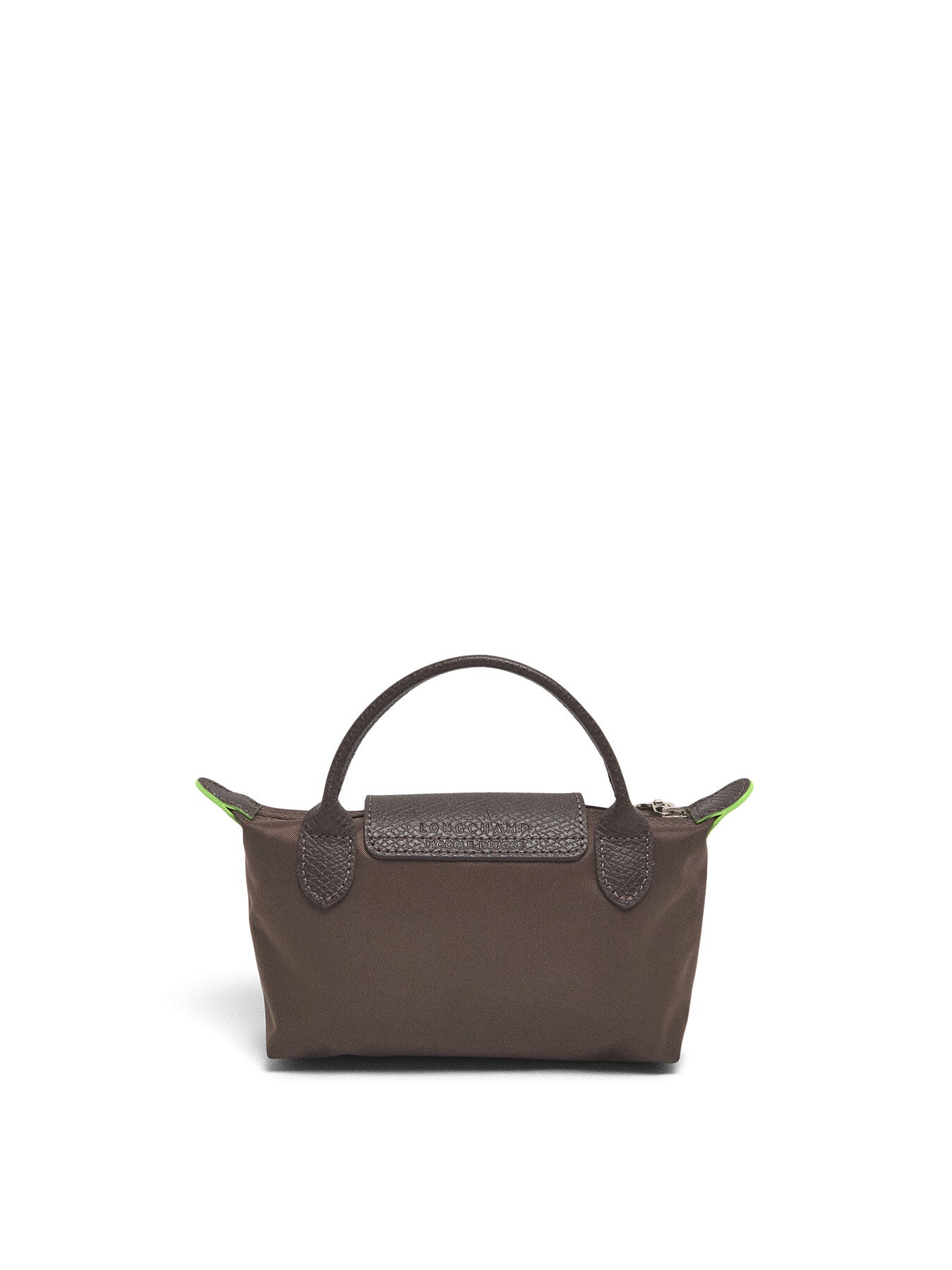 Le Pliage Green Pouch with handle
