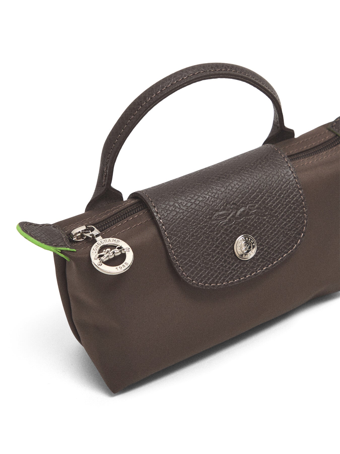 Le Pliage Green Pouch with handle