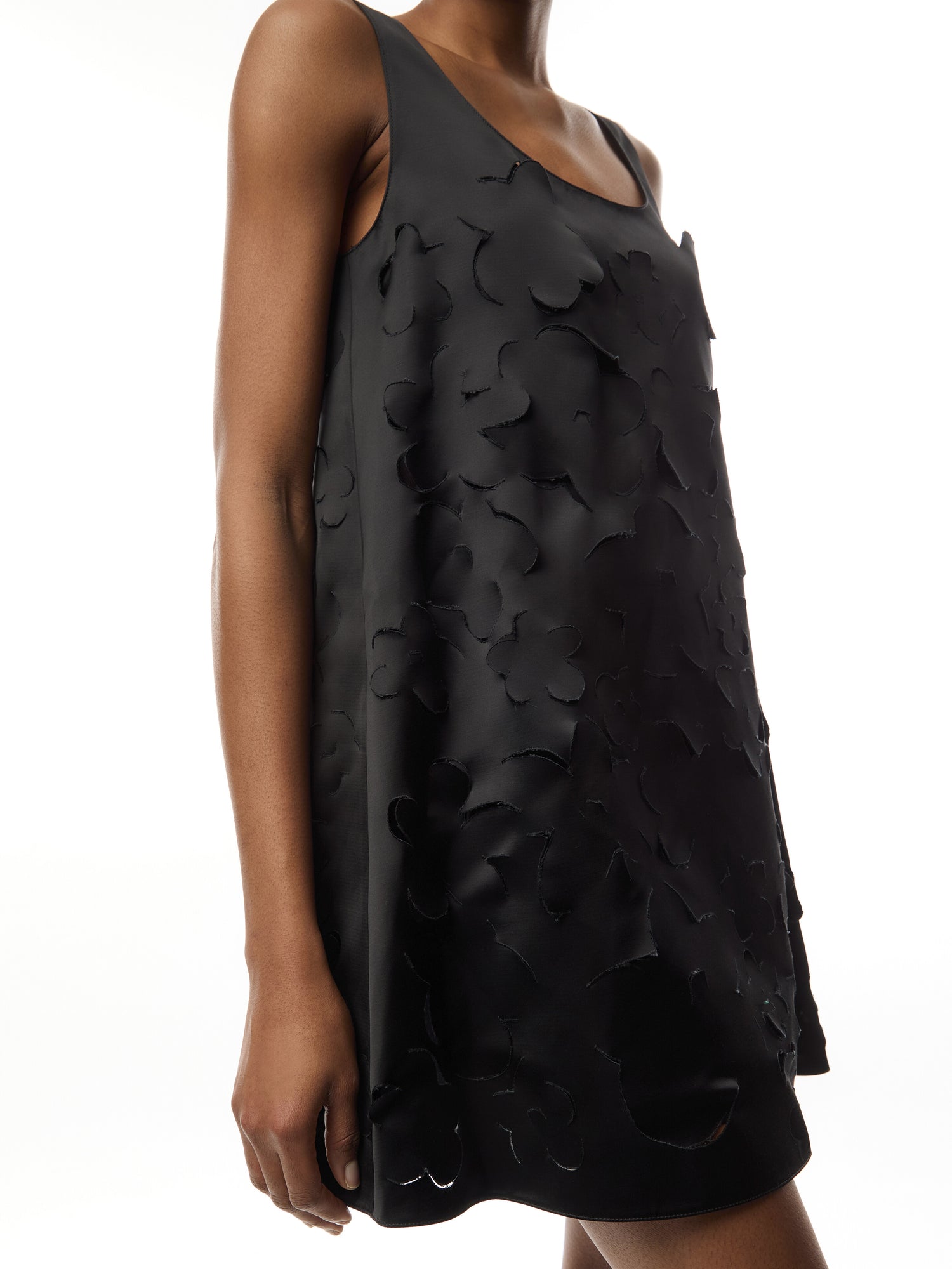 Marni A Line Mini Dress With Cut Outs