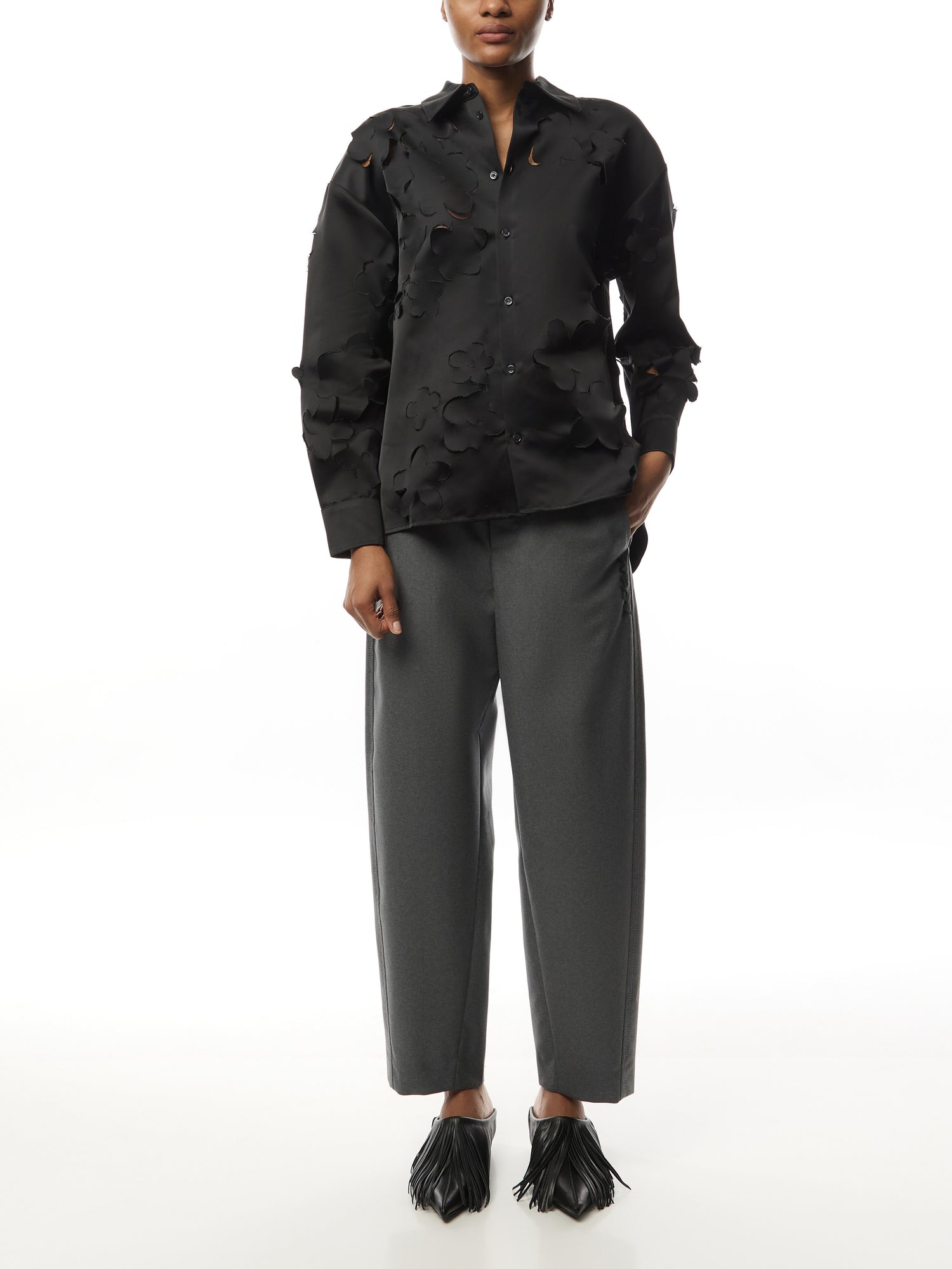 Marni Trousers With Elasticated Waist And Pockets