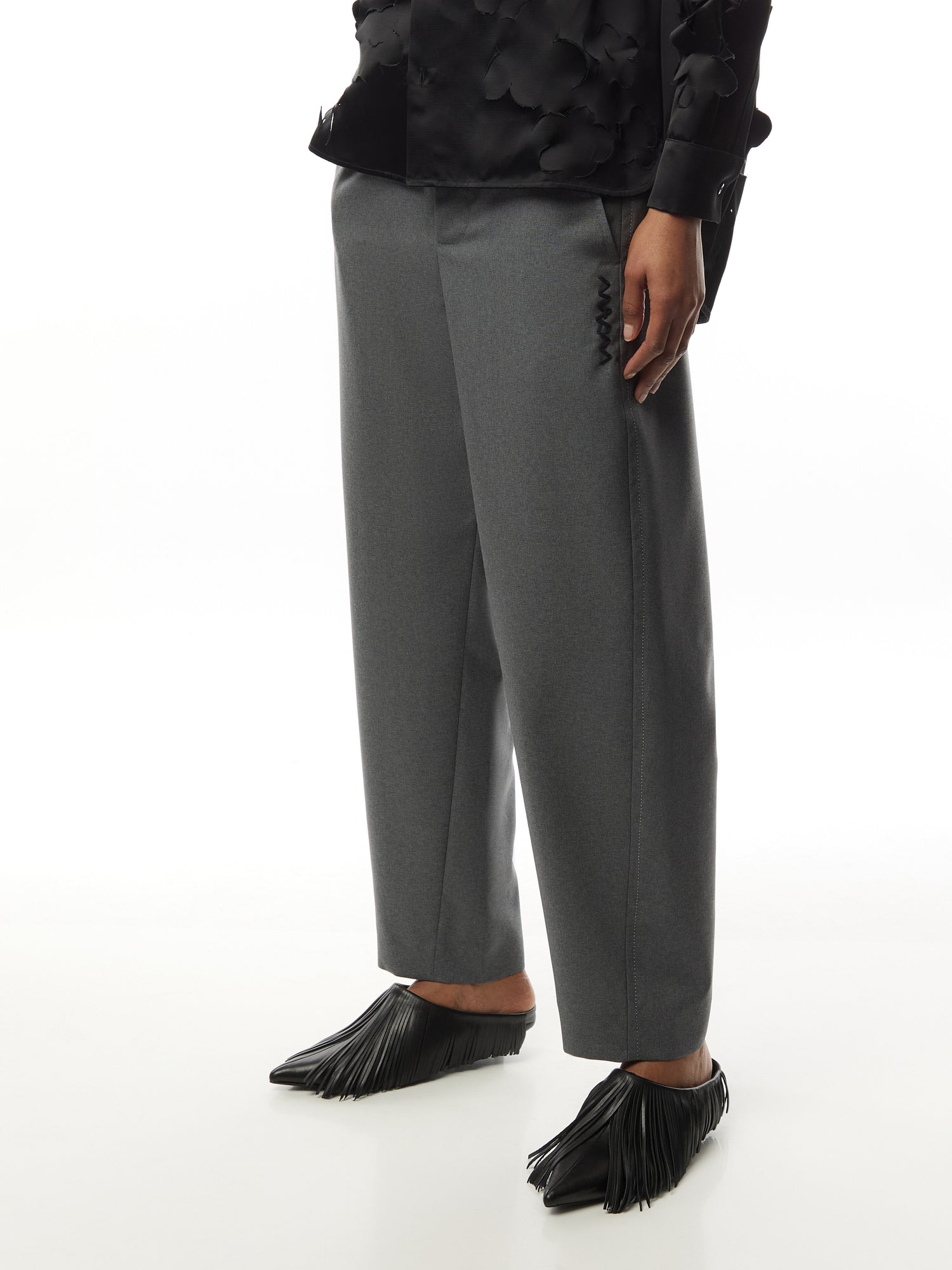 Marni Trousers With Elasticated Waist And Pockets