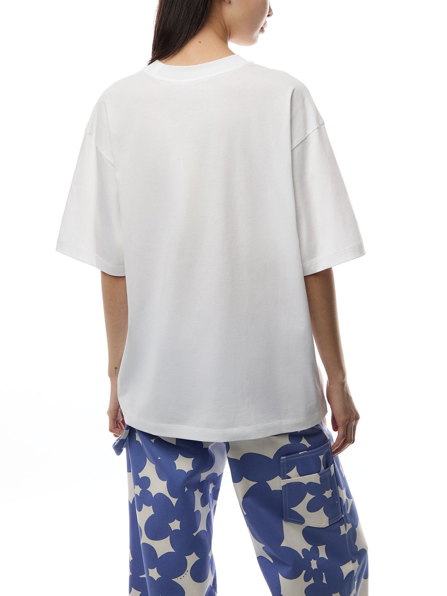 Marni Tee with Logo Floral Print