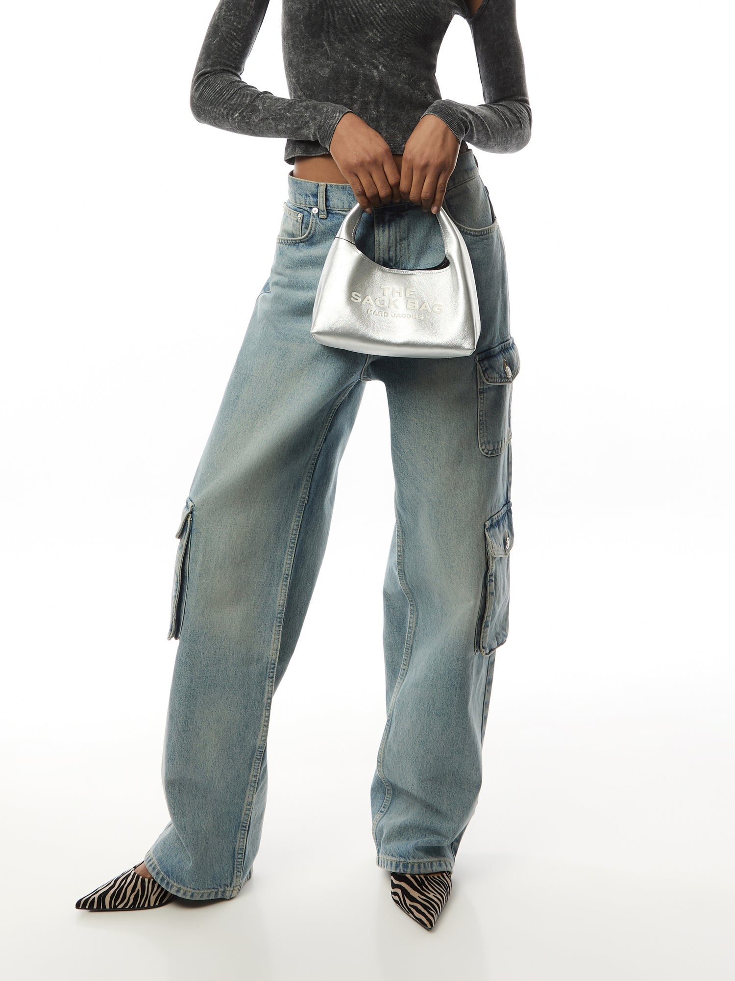 The Metallic Mini Sack Bag