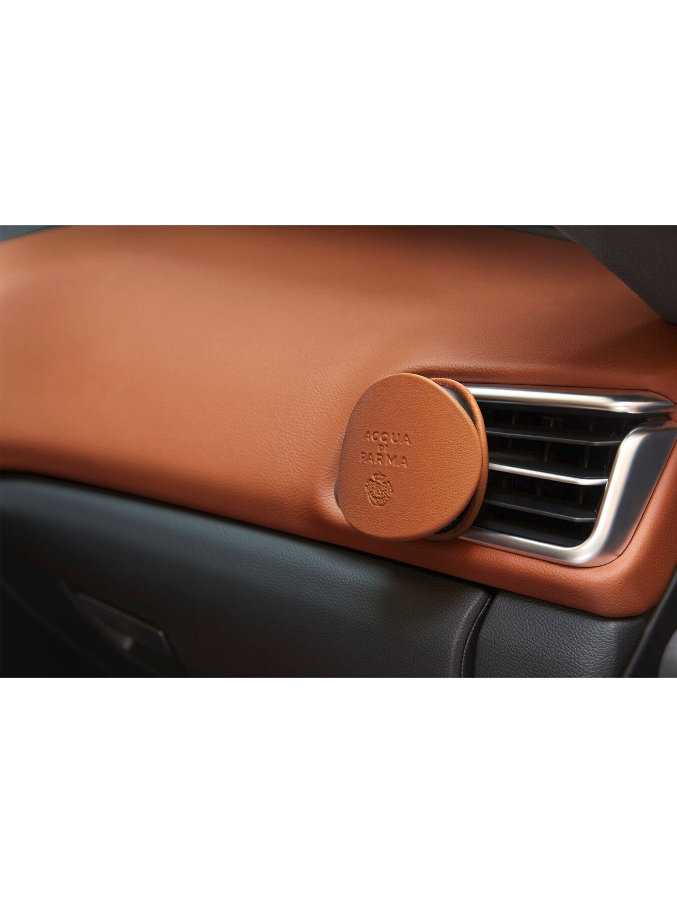 Car Diffuser Case Brown Camel Leather