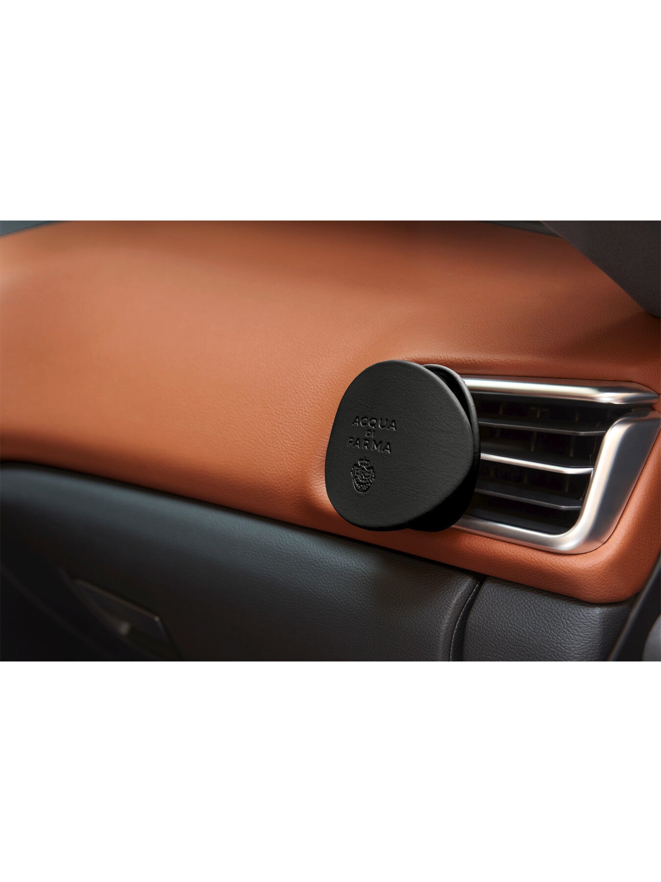 Car Diffuser Case Black Leather