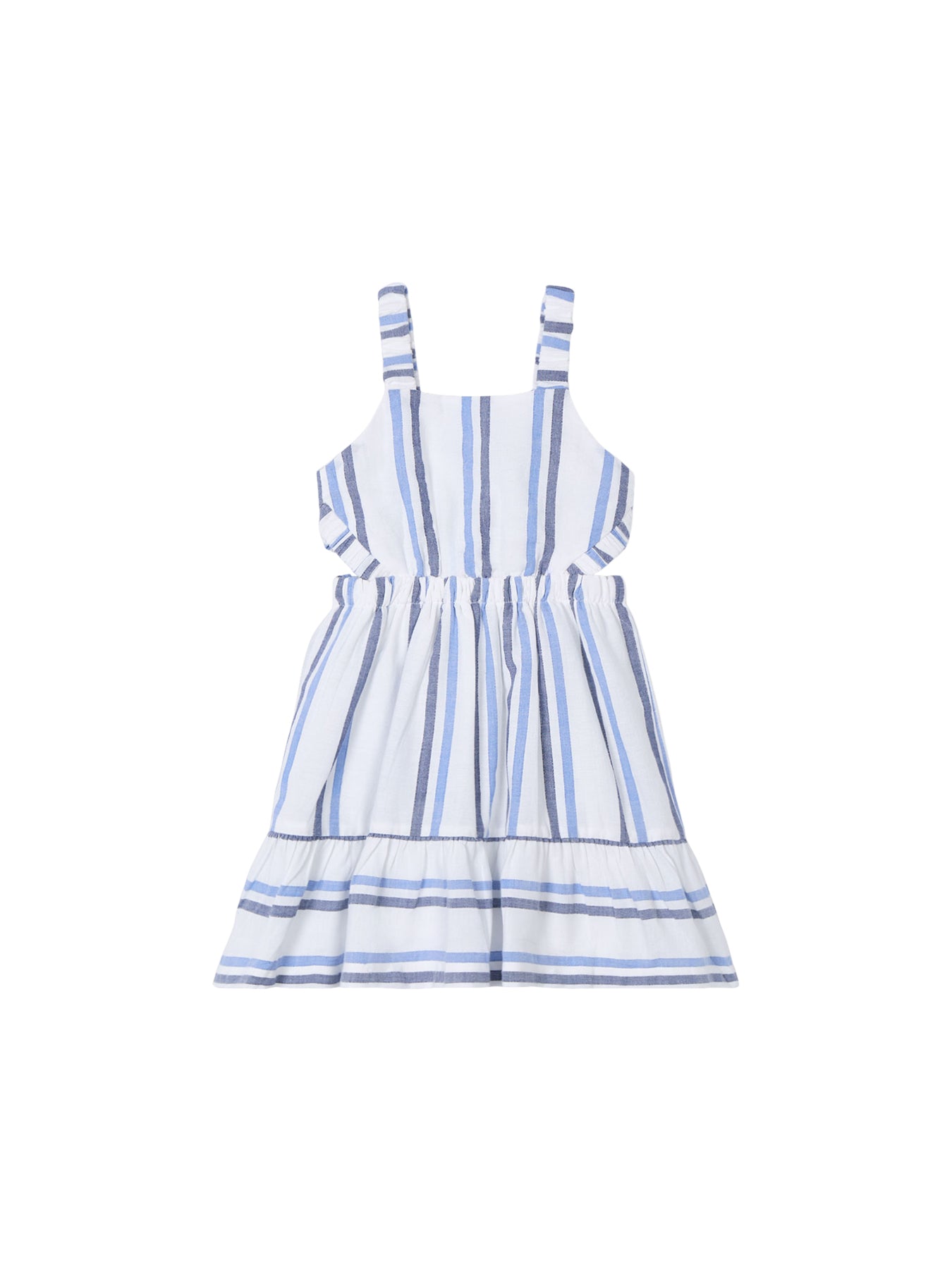 Stripe Dress Blue Cotton