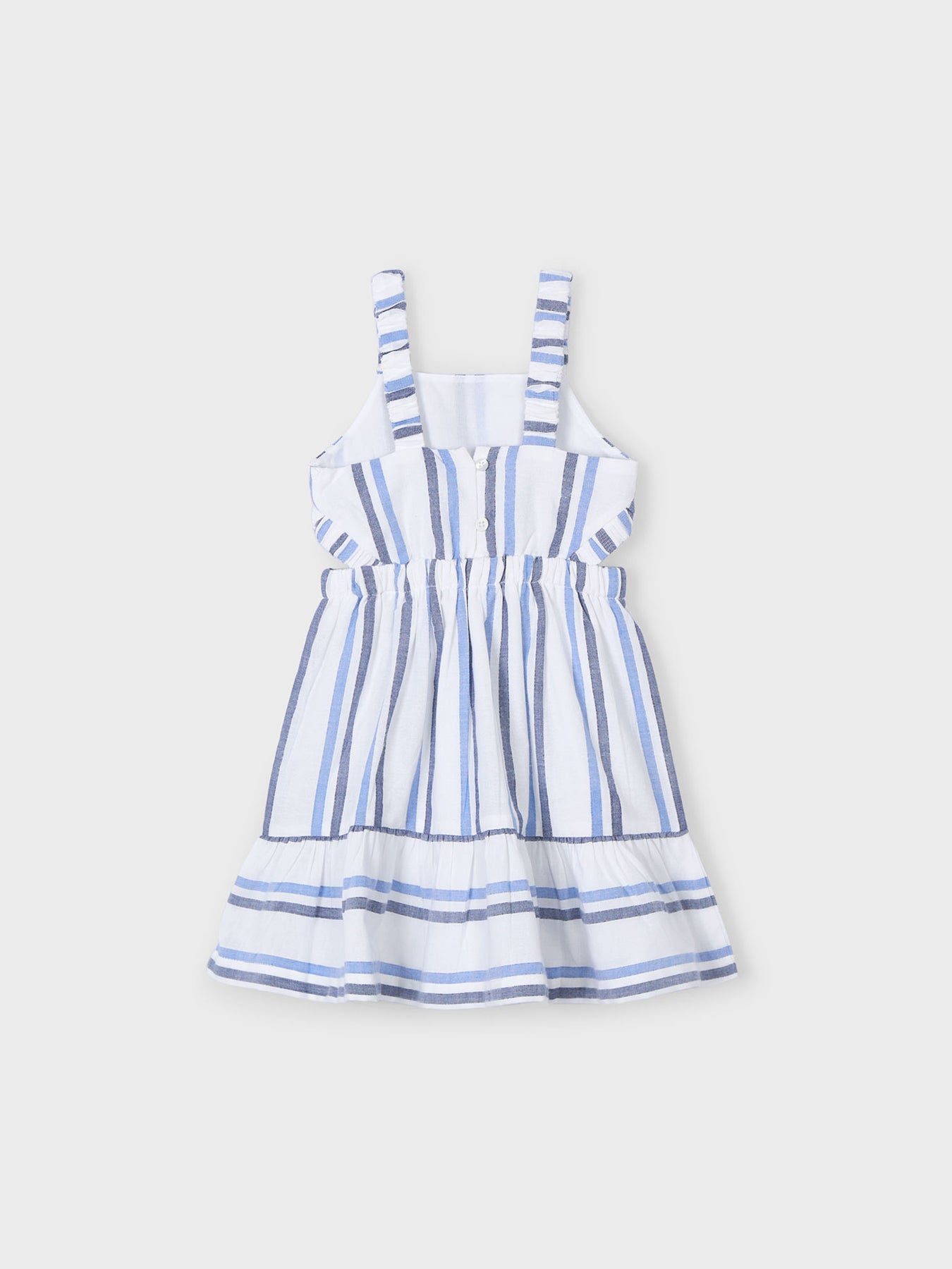 Stripe Dress Blue Cotton