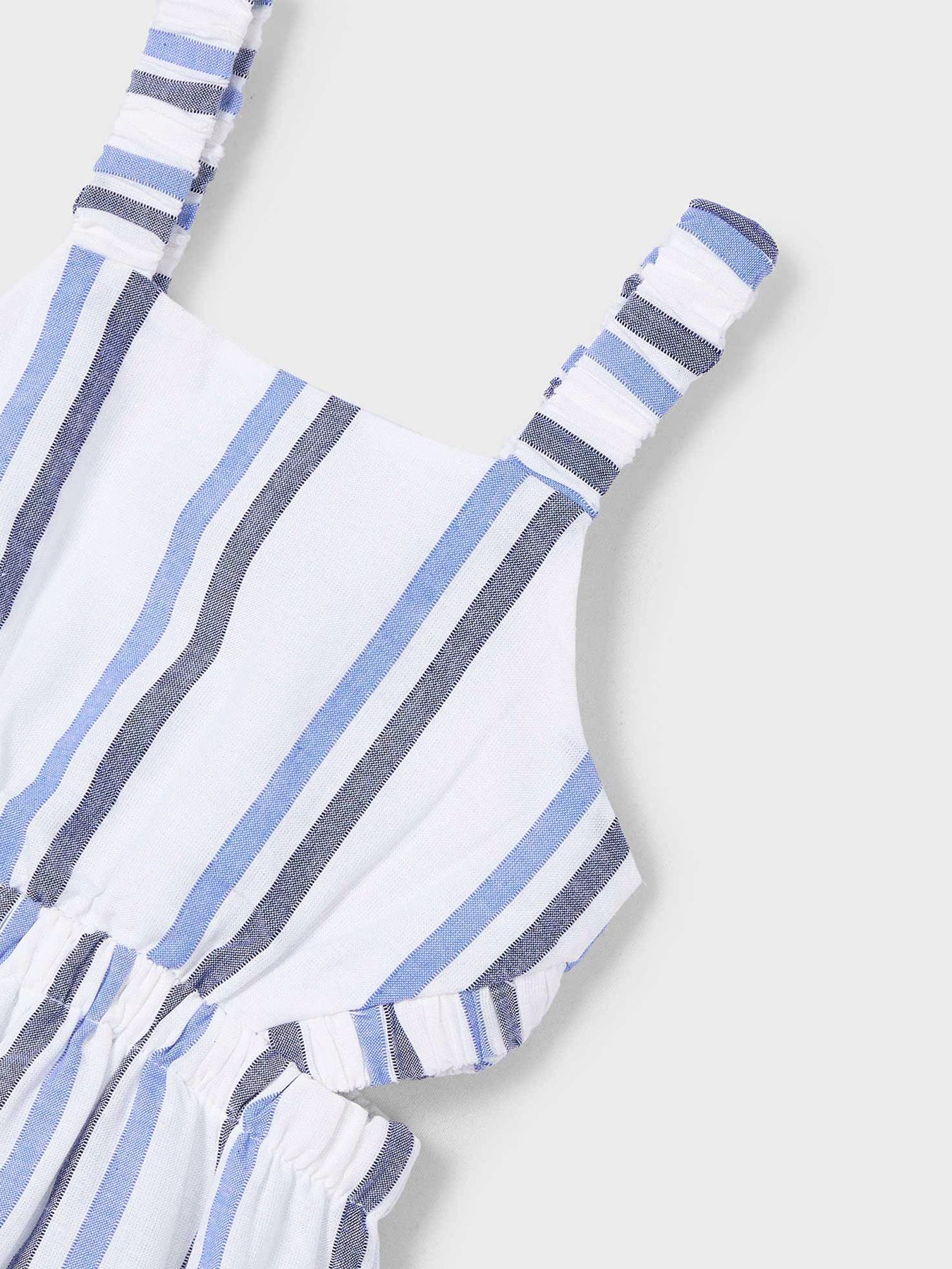 Stripe Dress Blue Cotton