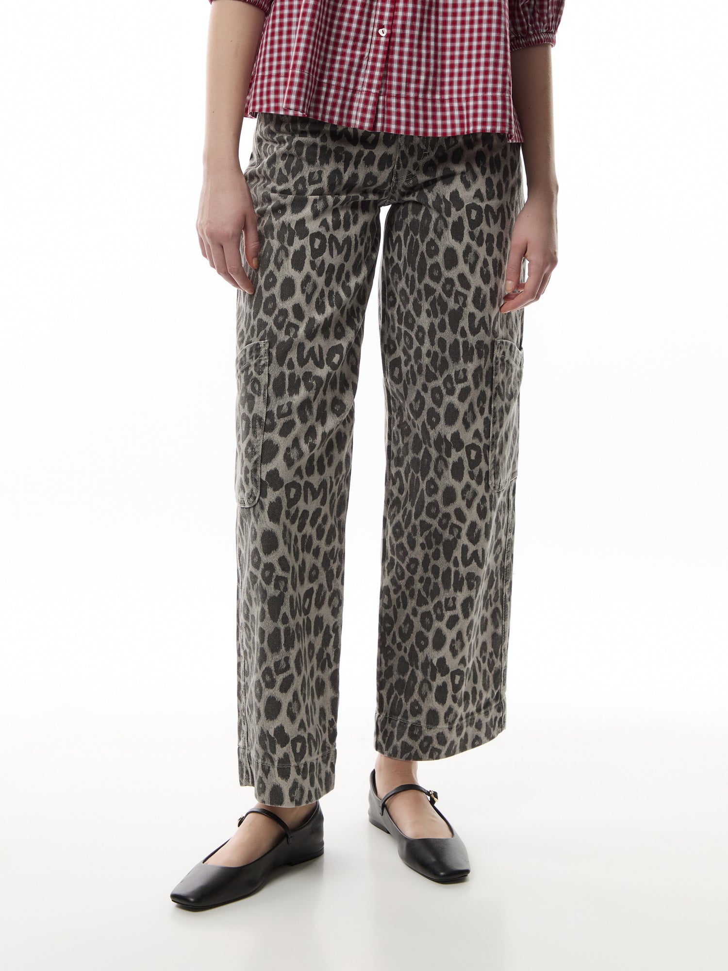Leopard Drew Cargos