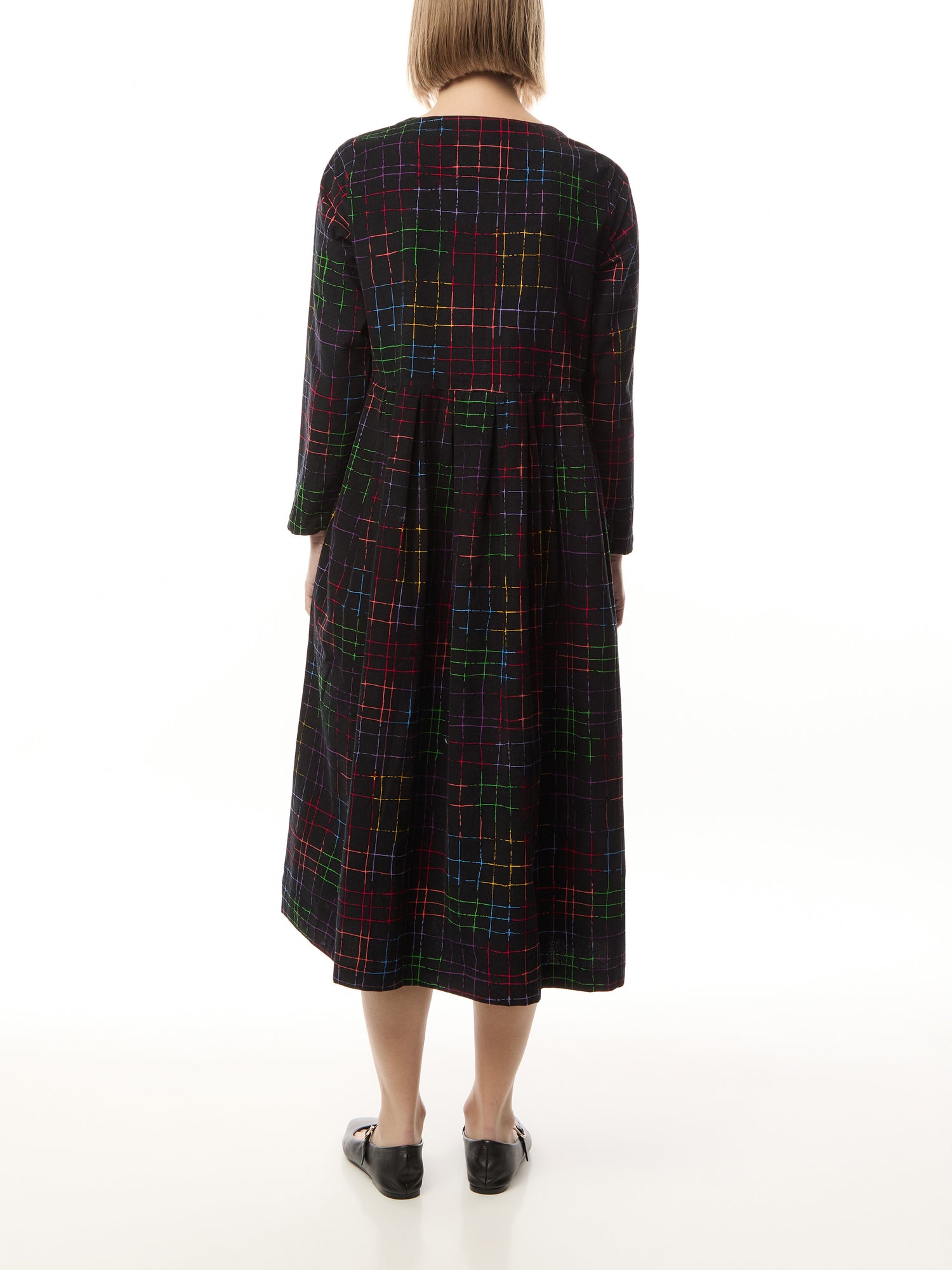 Patch Check Dress