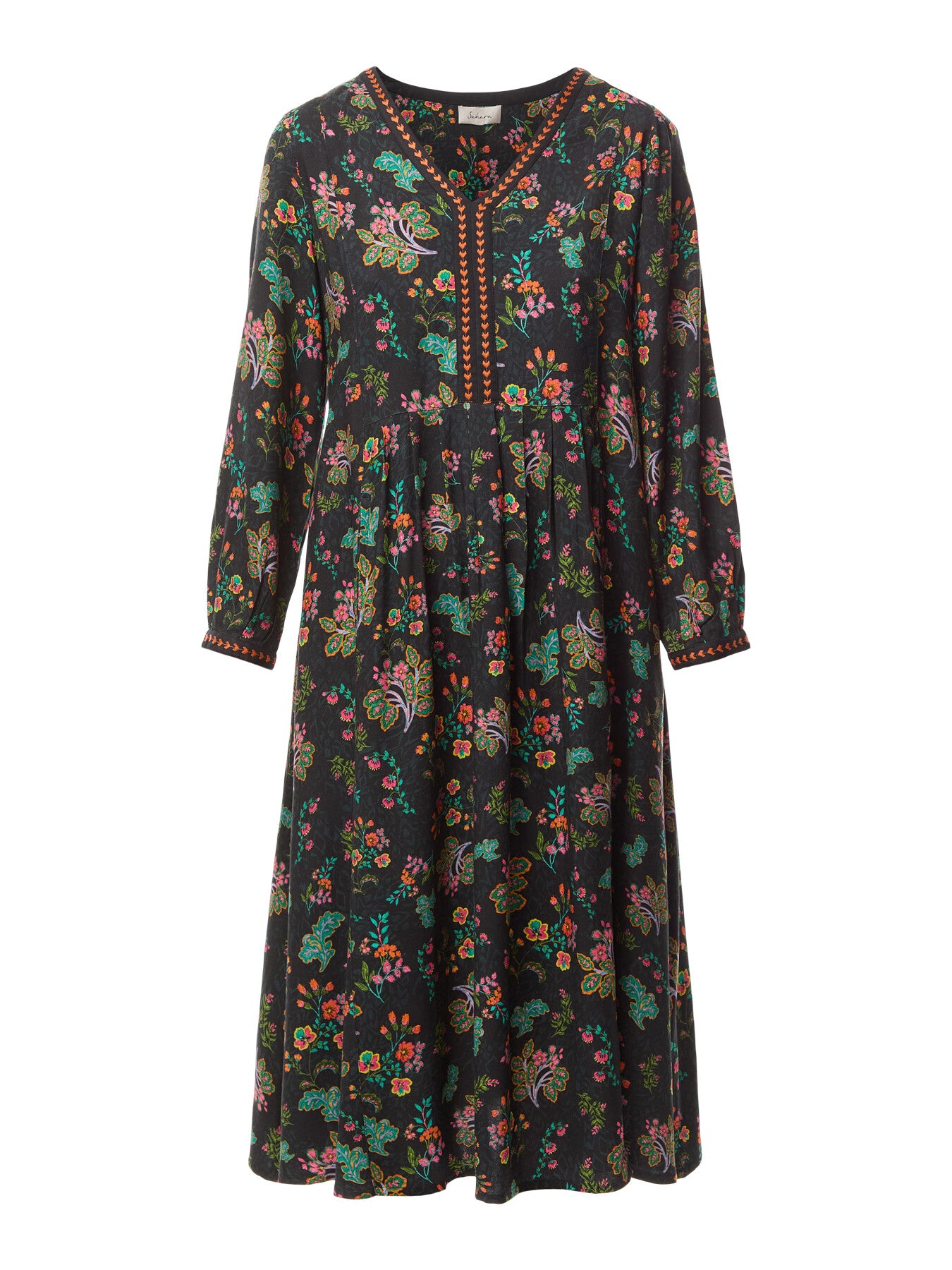 Hand Drawn Floral Dress
