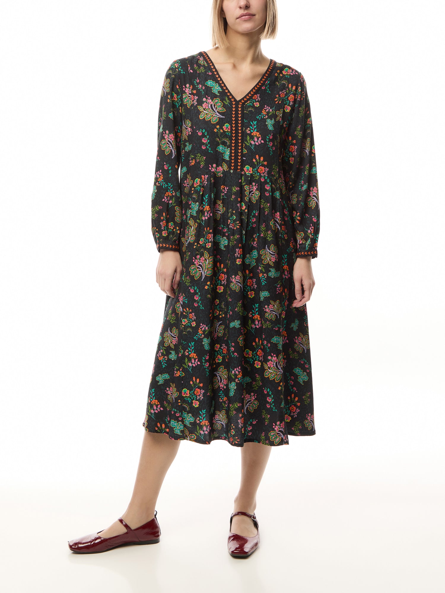 Hand Drawn Floral Dress