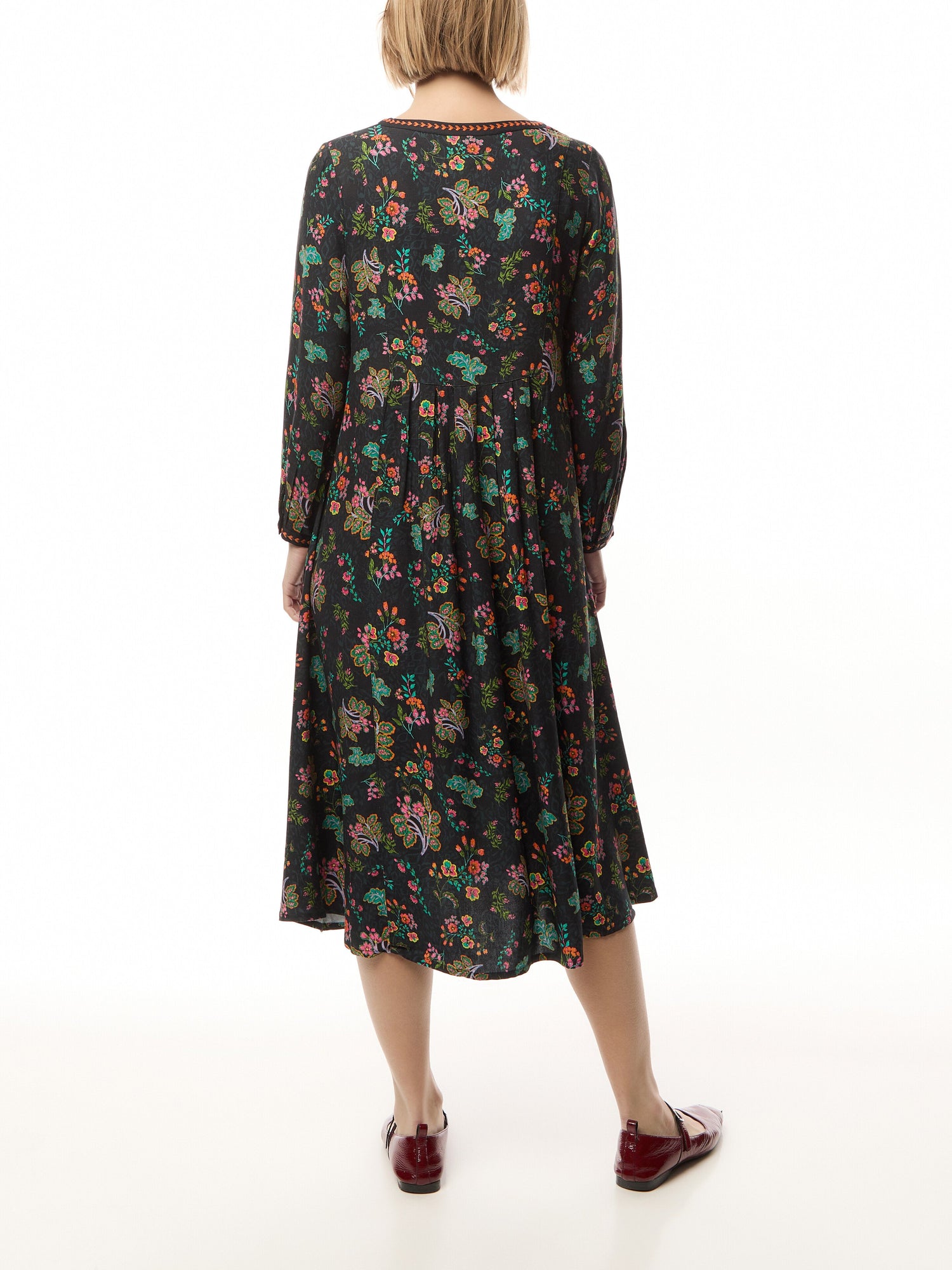 Hand Drawn Floral Dress