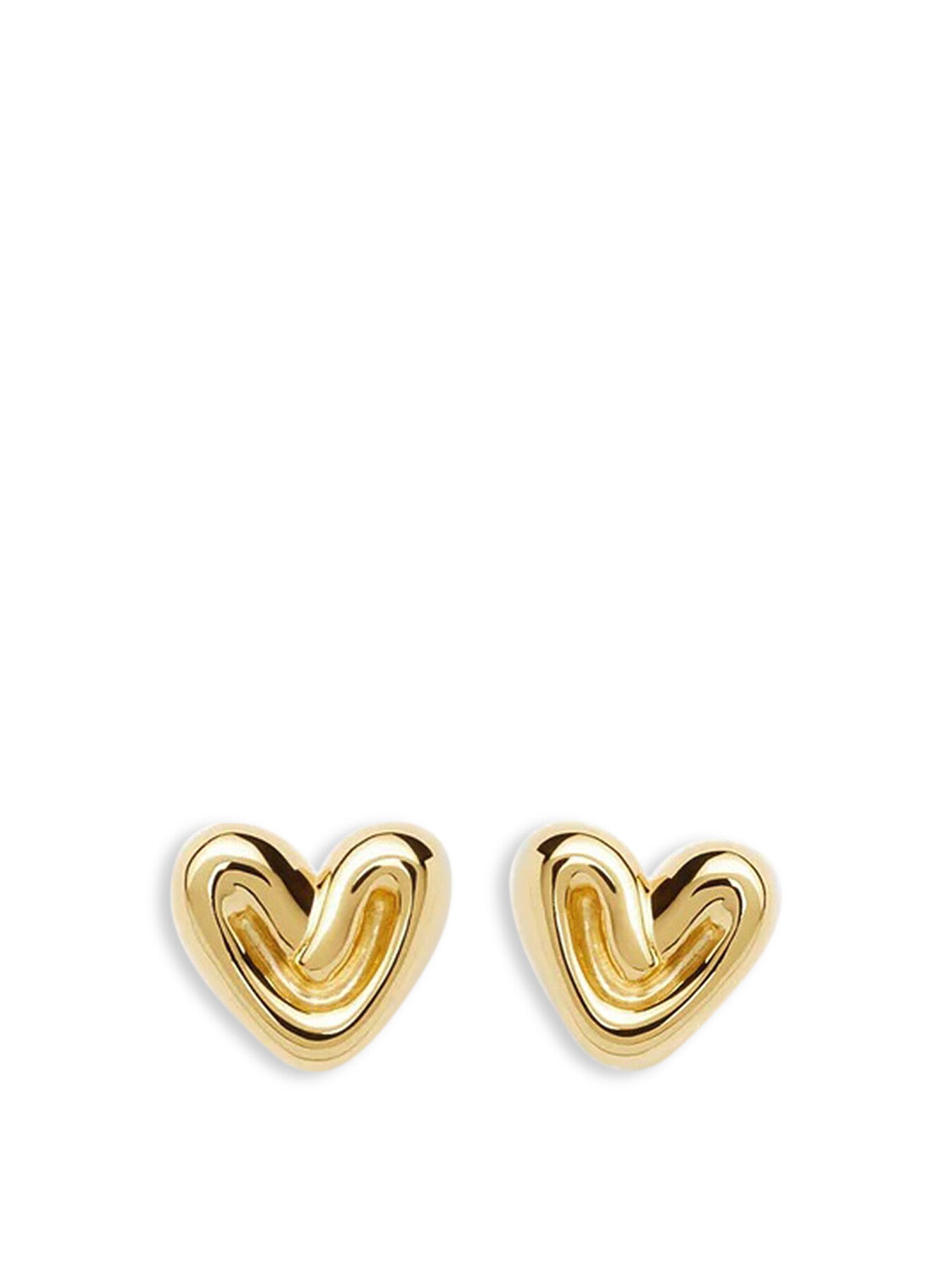 Puffy Heart Mini Stud Earrings