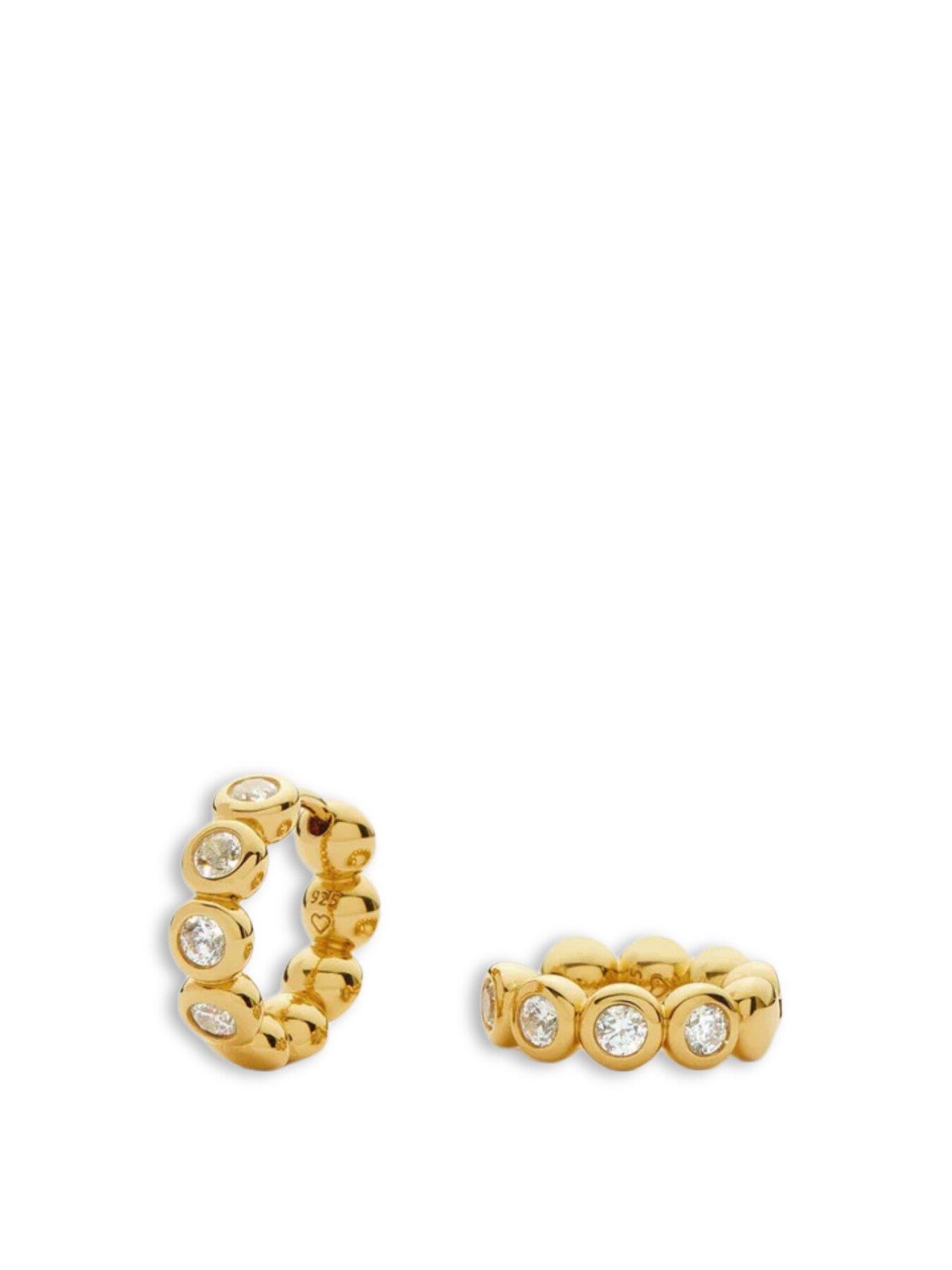Tennis Small Hoop Earrings