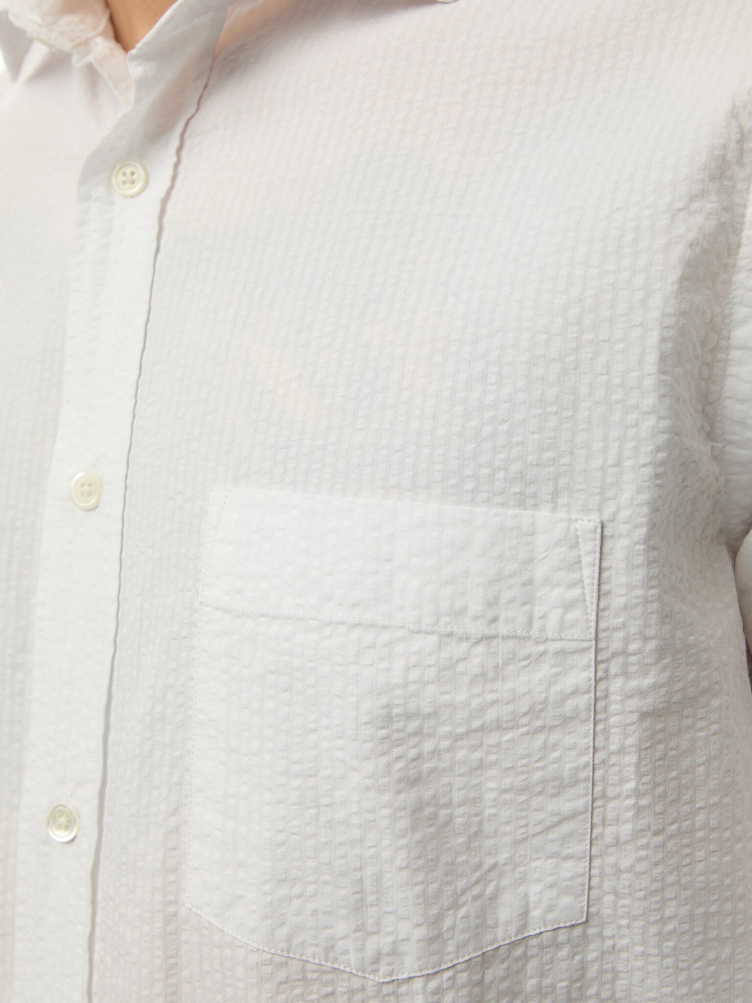 Light Seersucker Paul Men Woven Shirt