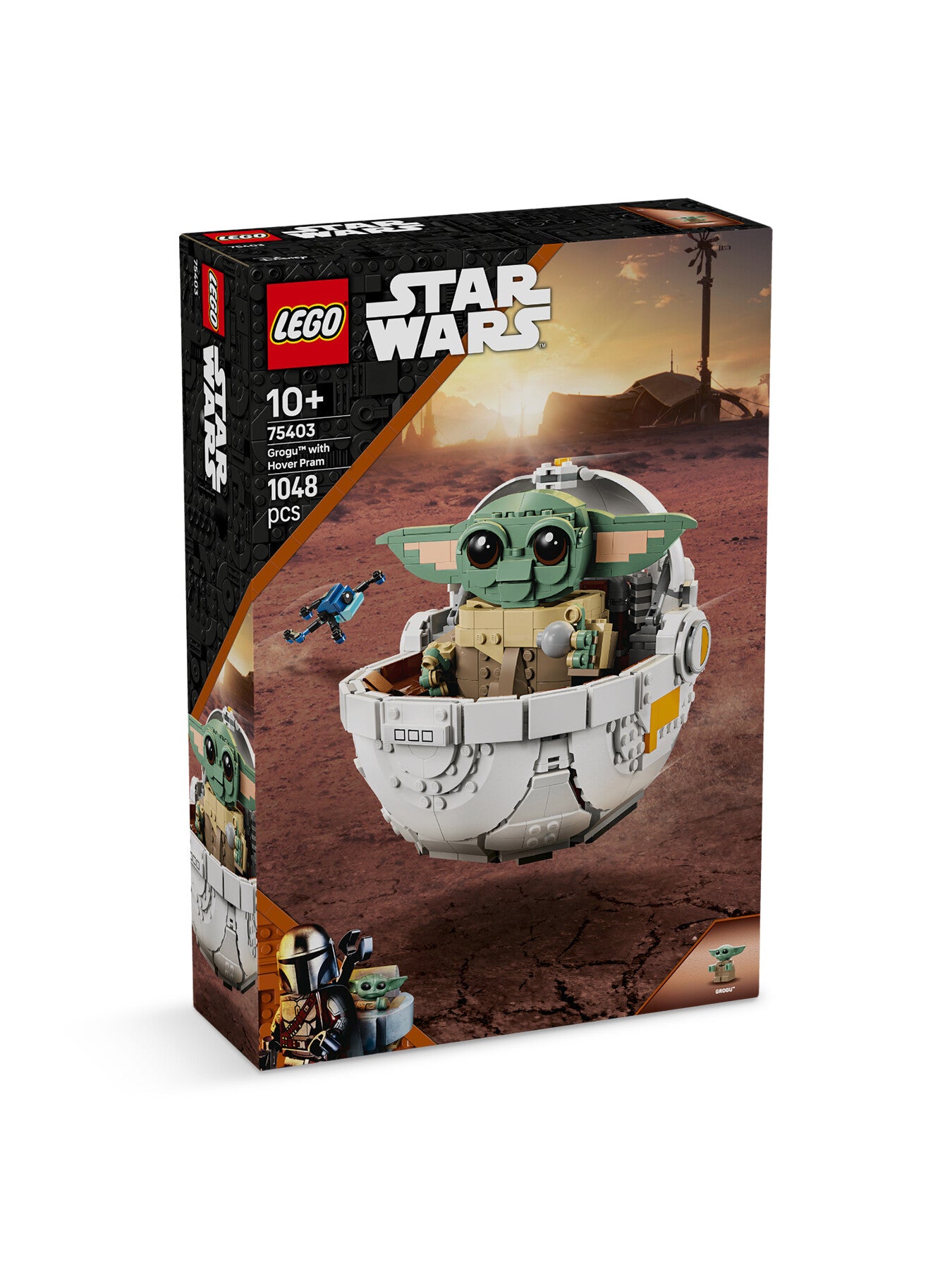 Grogu with Hover Pram 75403