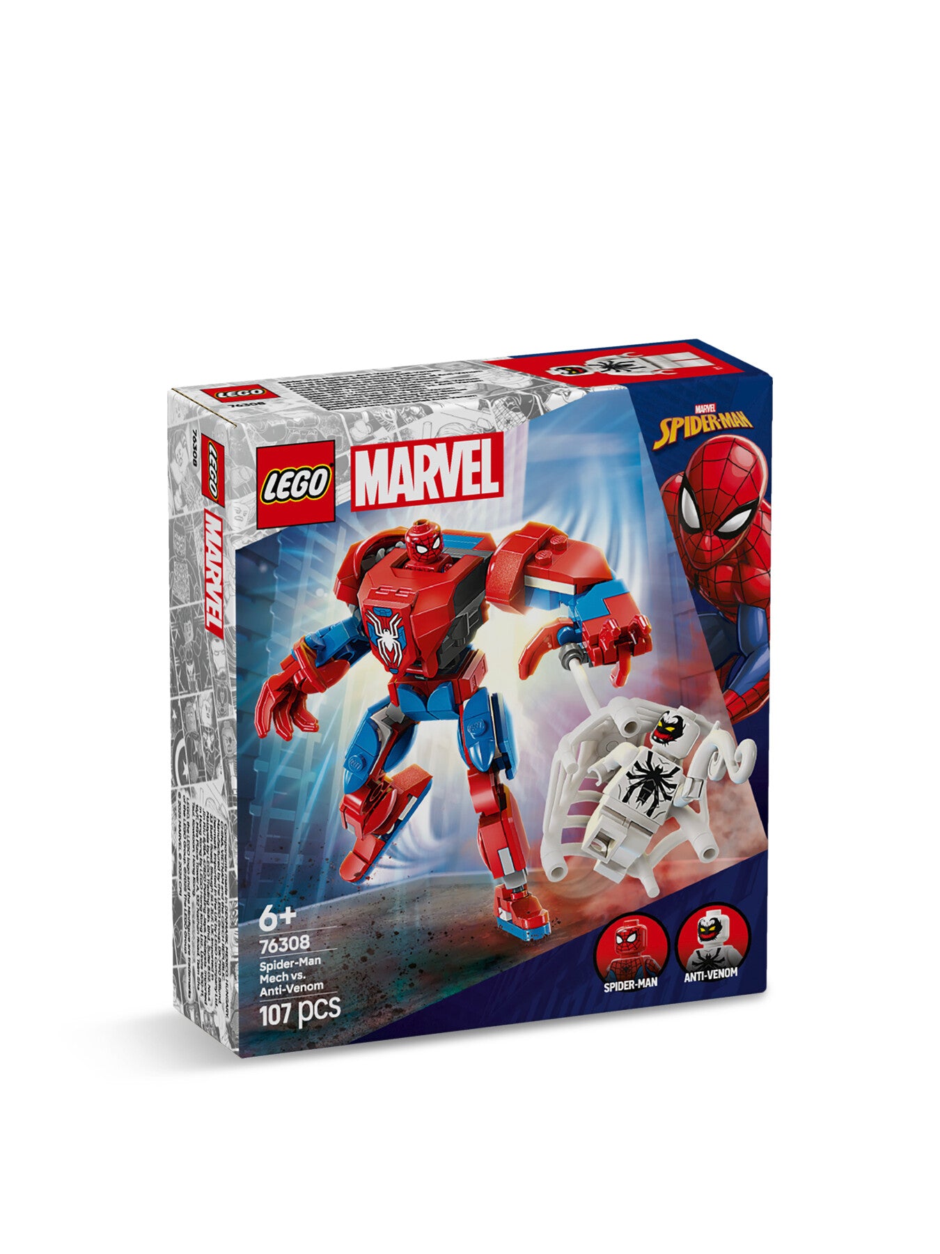 Spider-Man Mech vs Anti-Venom 76308