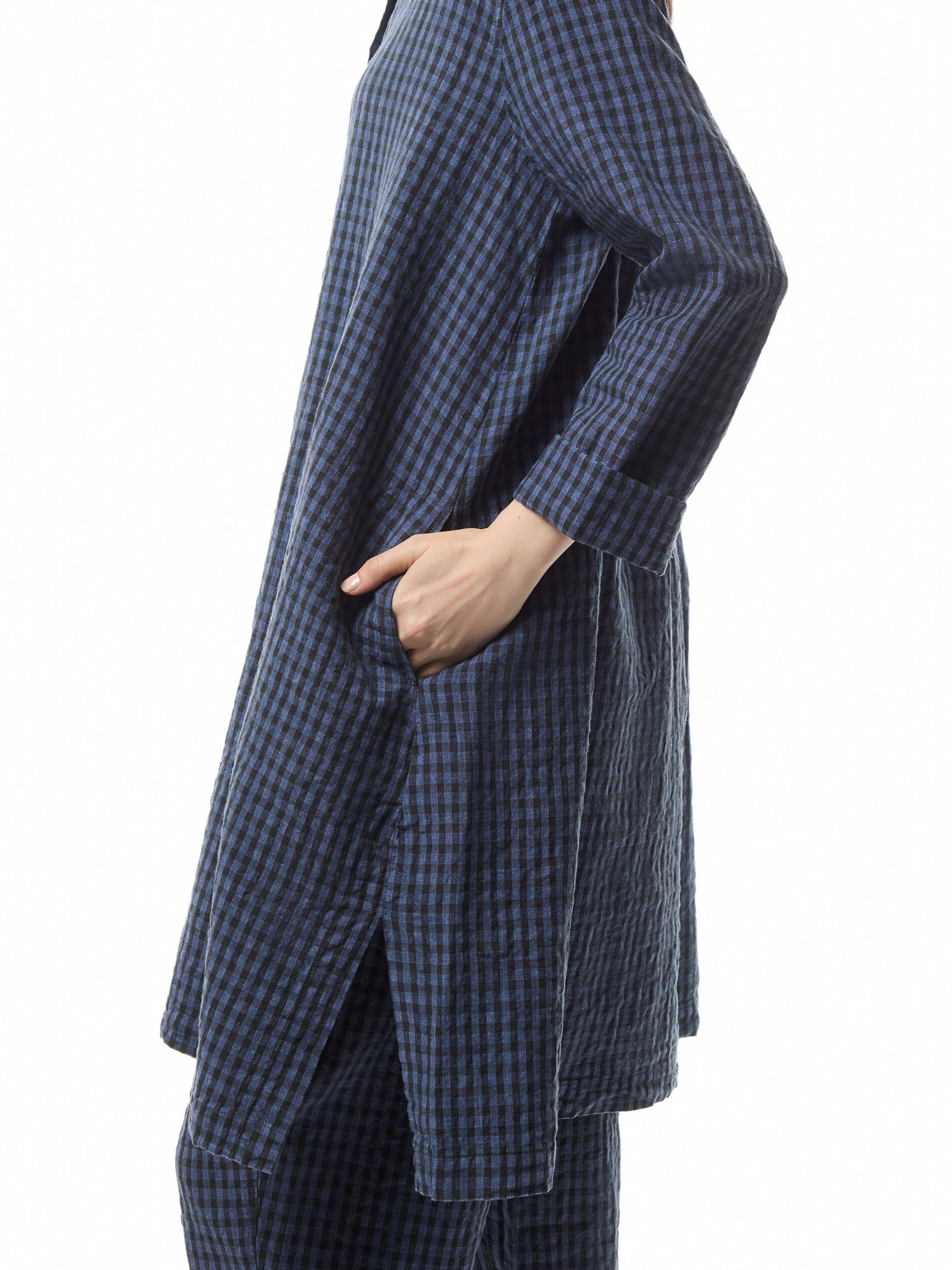 Long Checked Shirt 524