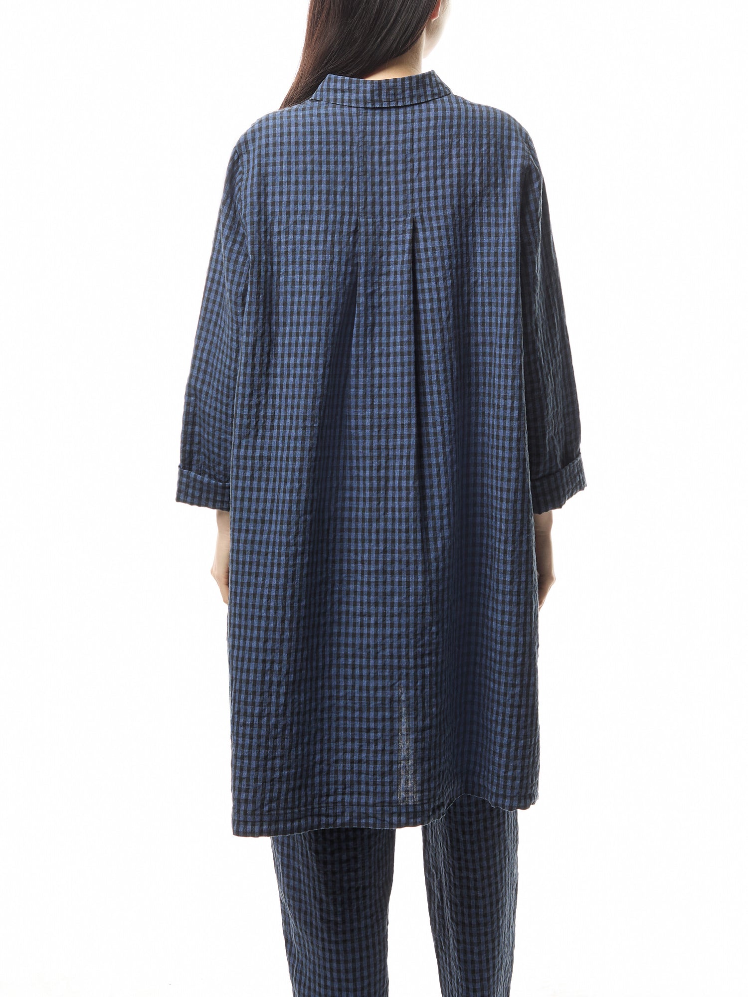 Long Checked Shirt 524