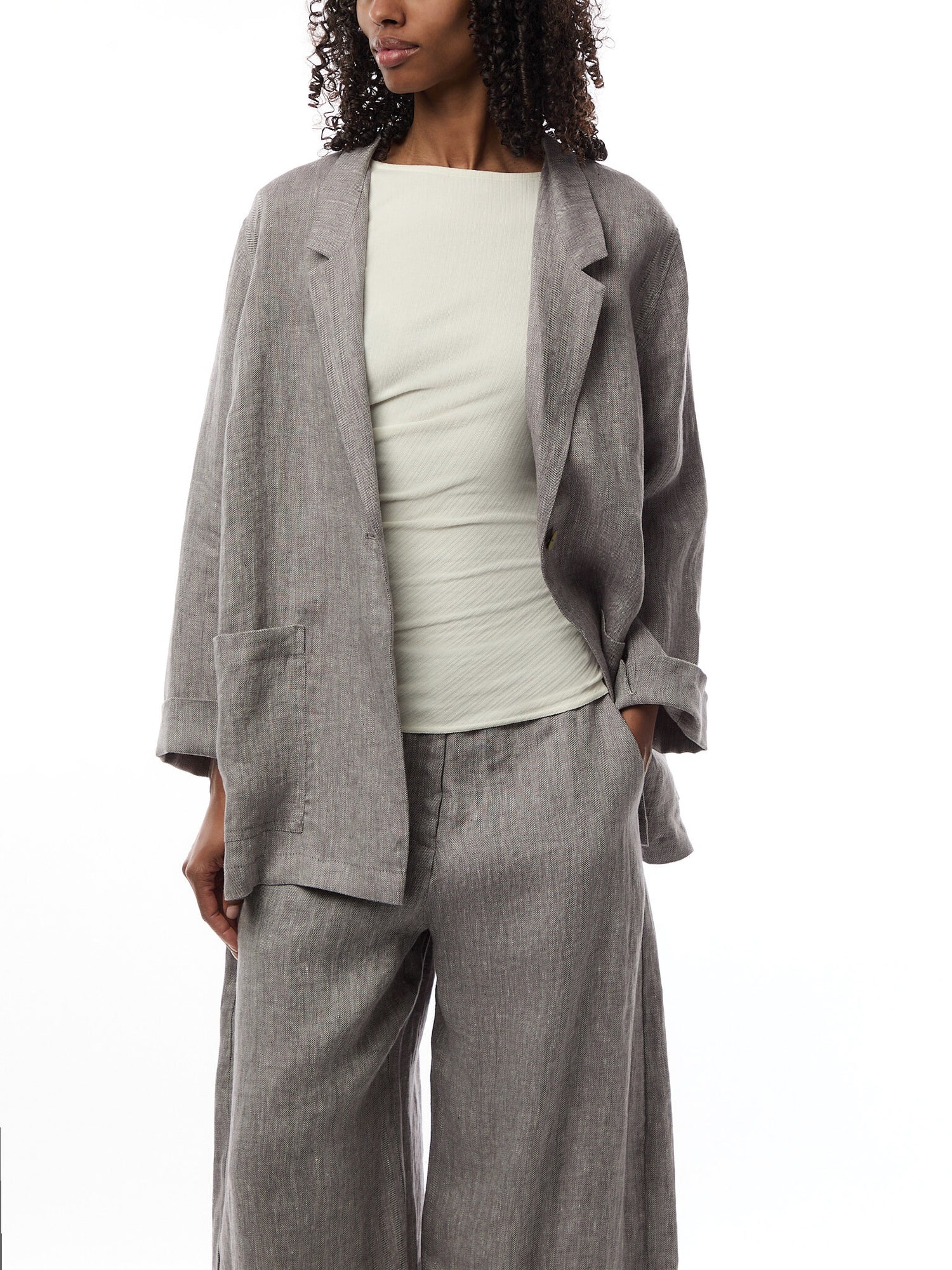 Single Button Jacket
