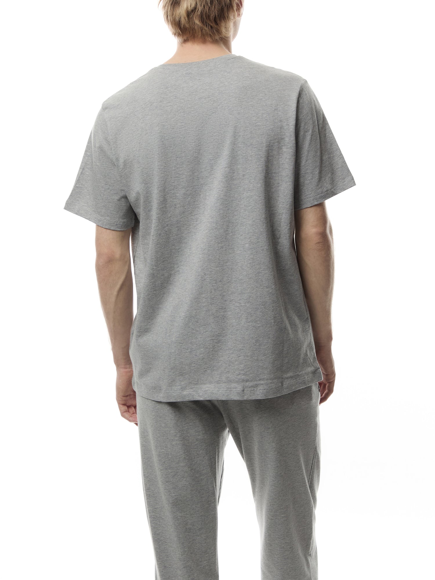 Embroidered Logo Short Sleeve Stretch Cotton T Shirt