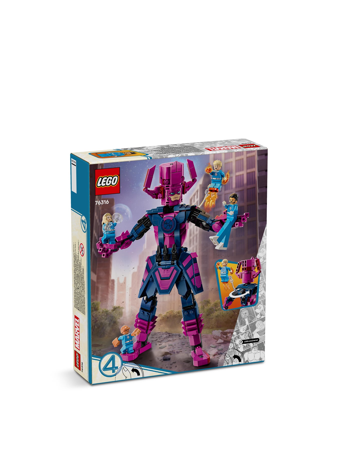 LEGO Marvel Fantastic Four vs. Galactus Construction Figure 76316