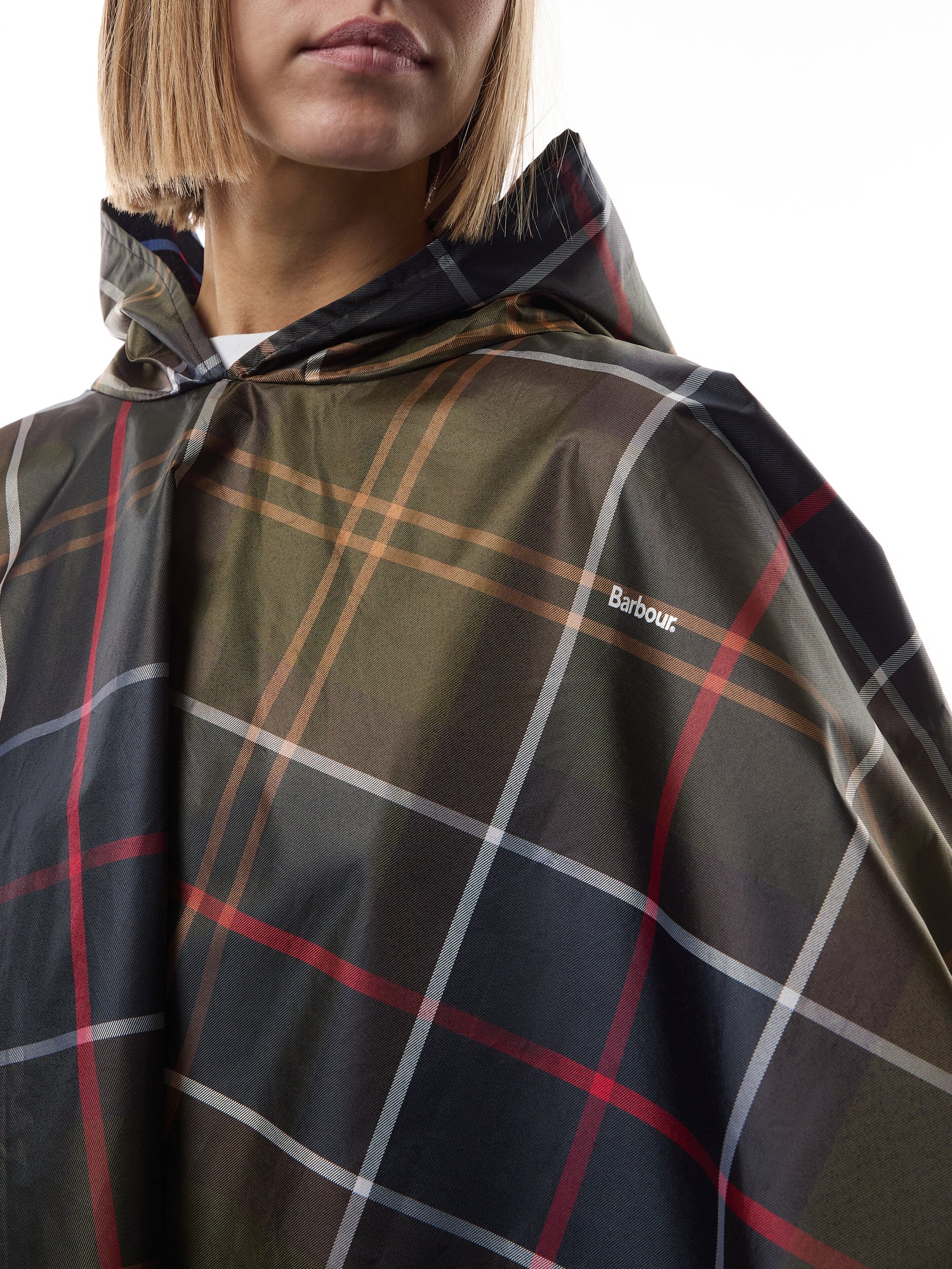 Tartan Showerproof Poncho