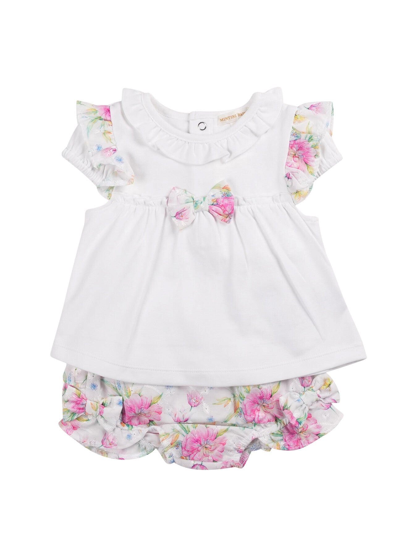 Pastel Floral Top and Short