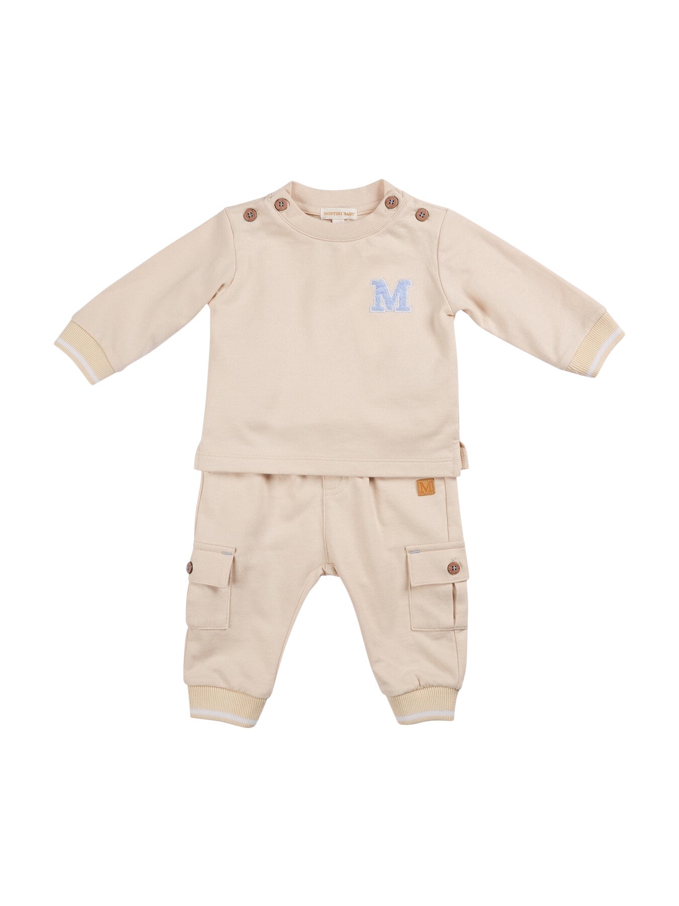 Beige 2 Piece Tracksuit
