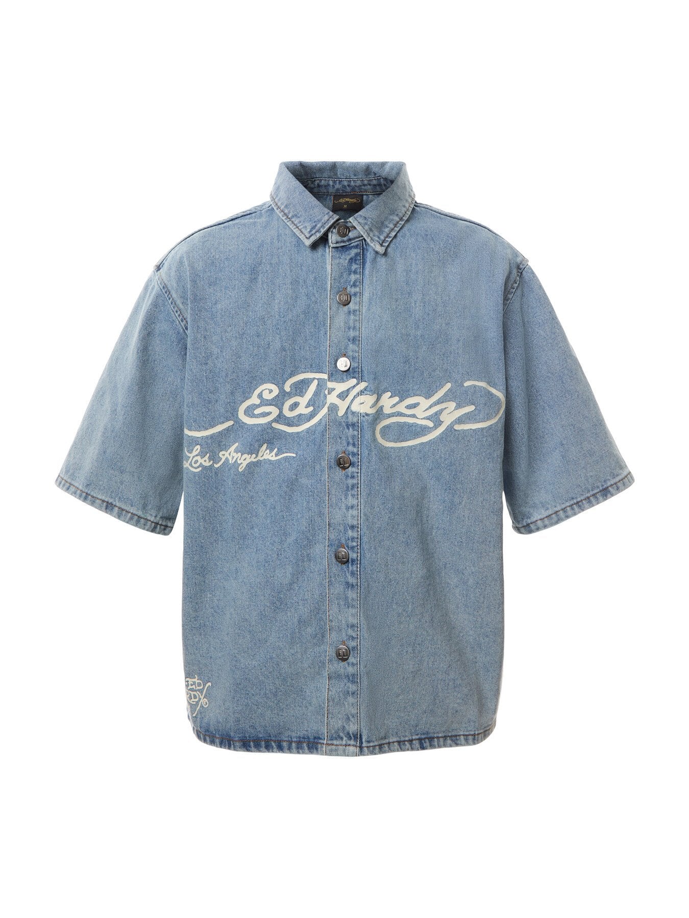 Eagle And Stars Relaxed Denim Shirt