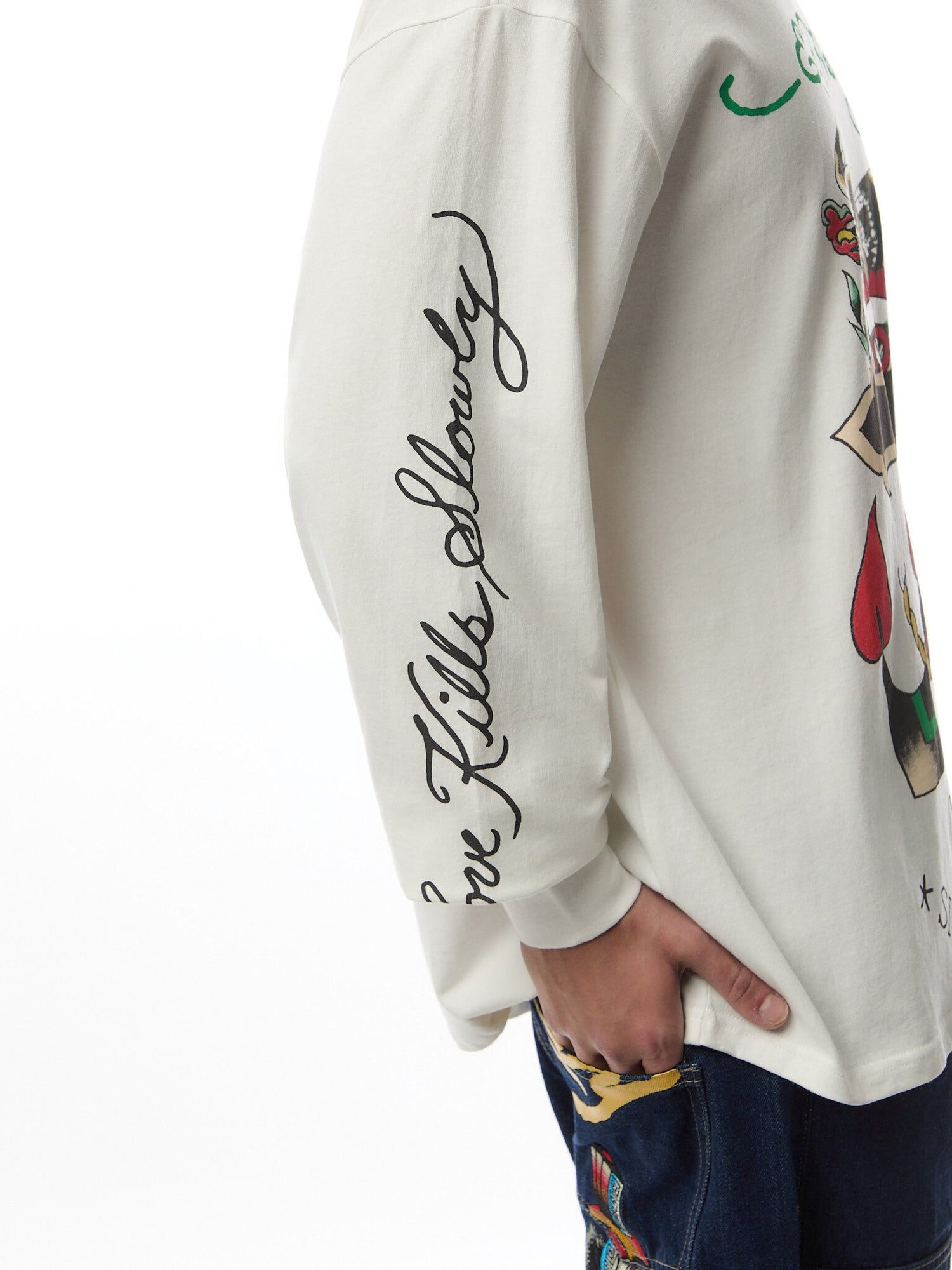 No Roses Grow Long Sleeve T-Shirt