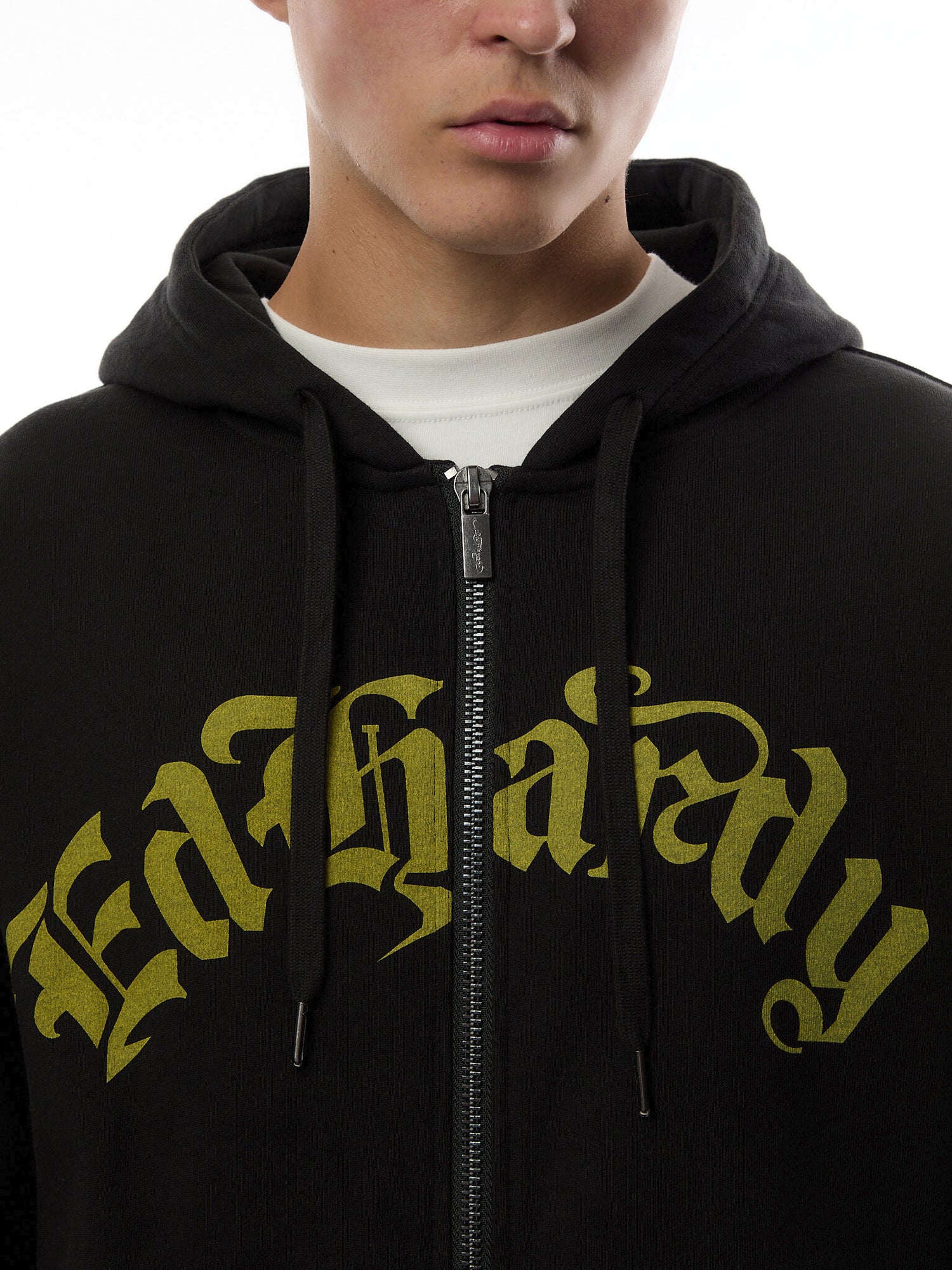 Skull Out Of Hell Zip Thru Hoodie