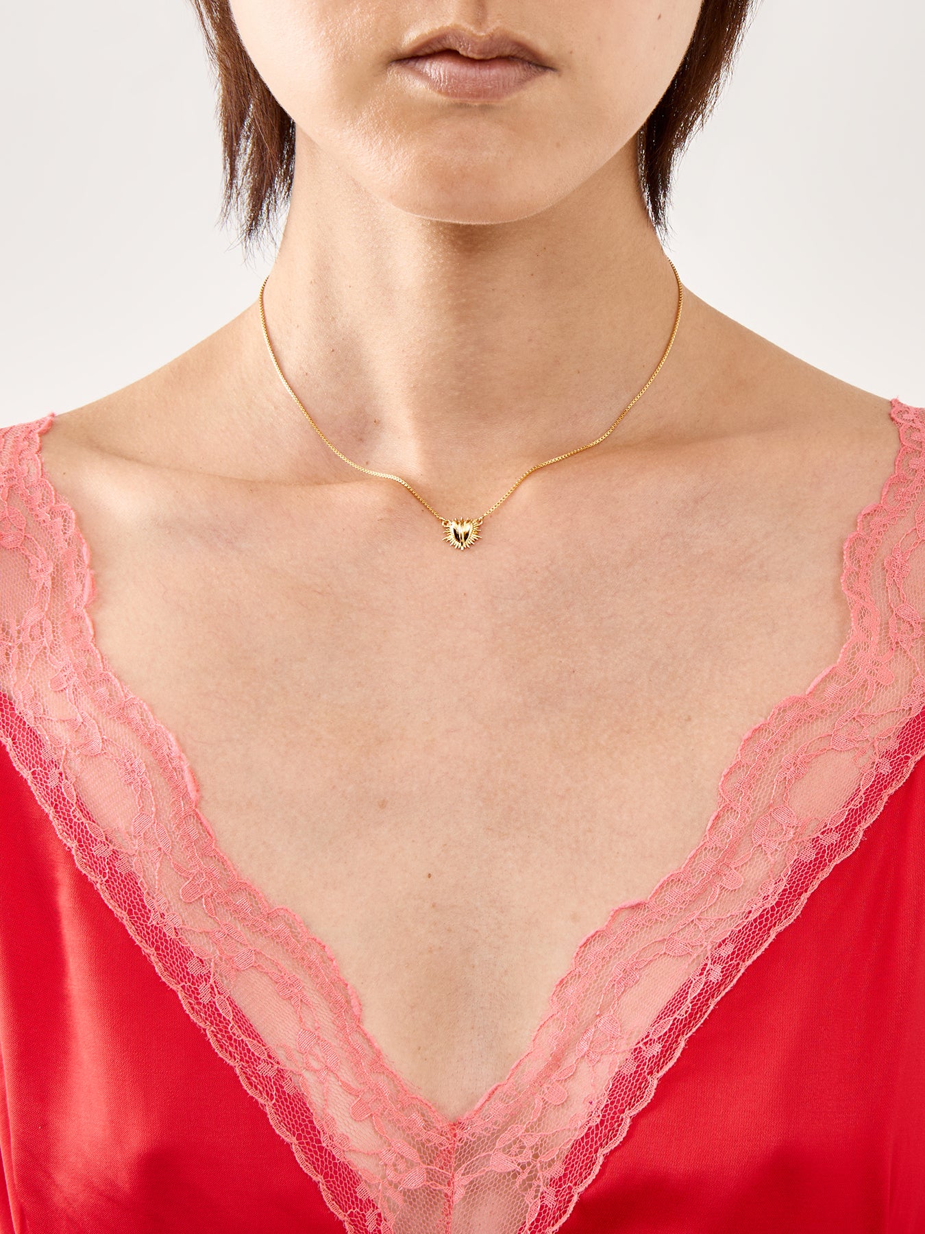 Electric Love Mini Heart Necklace