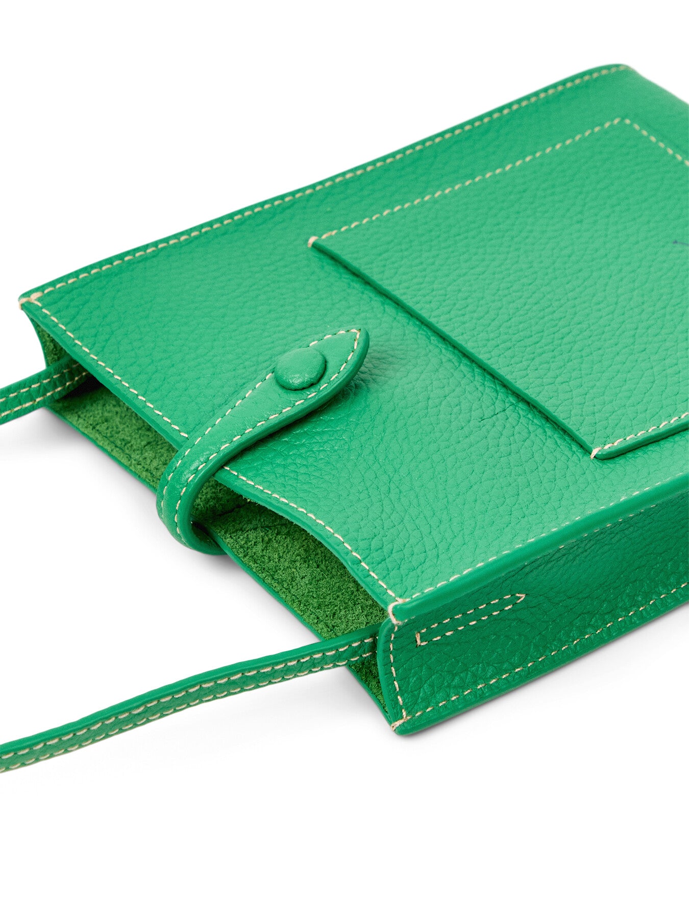 Shiny Drum Pebble Pocket Crossbody