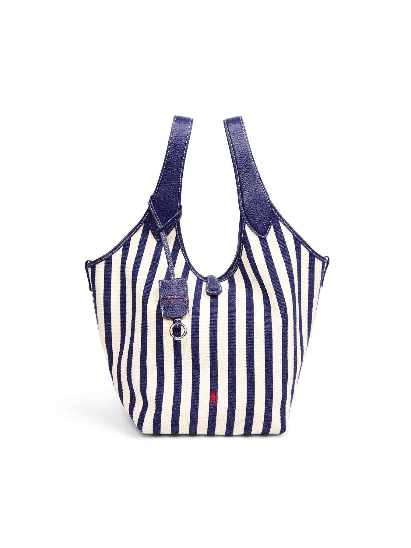 Stripe Polo Canvas Medium Tote Bag