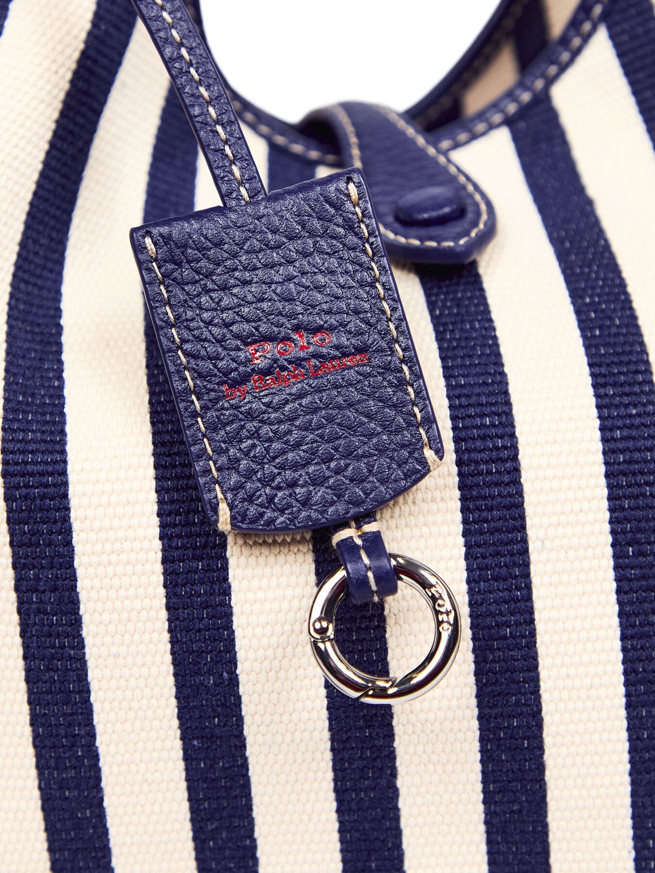 Stripe Polo Canvas Medium Tote Bag